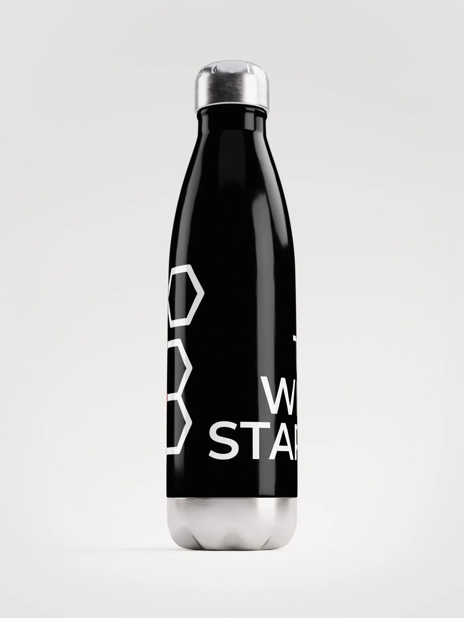 Stainless Steel Water Bottle Black product image (1)