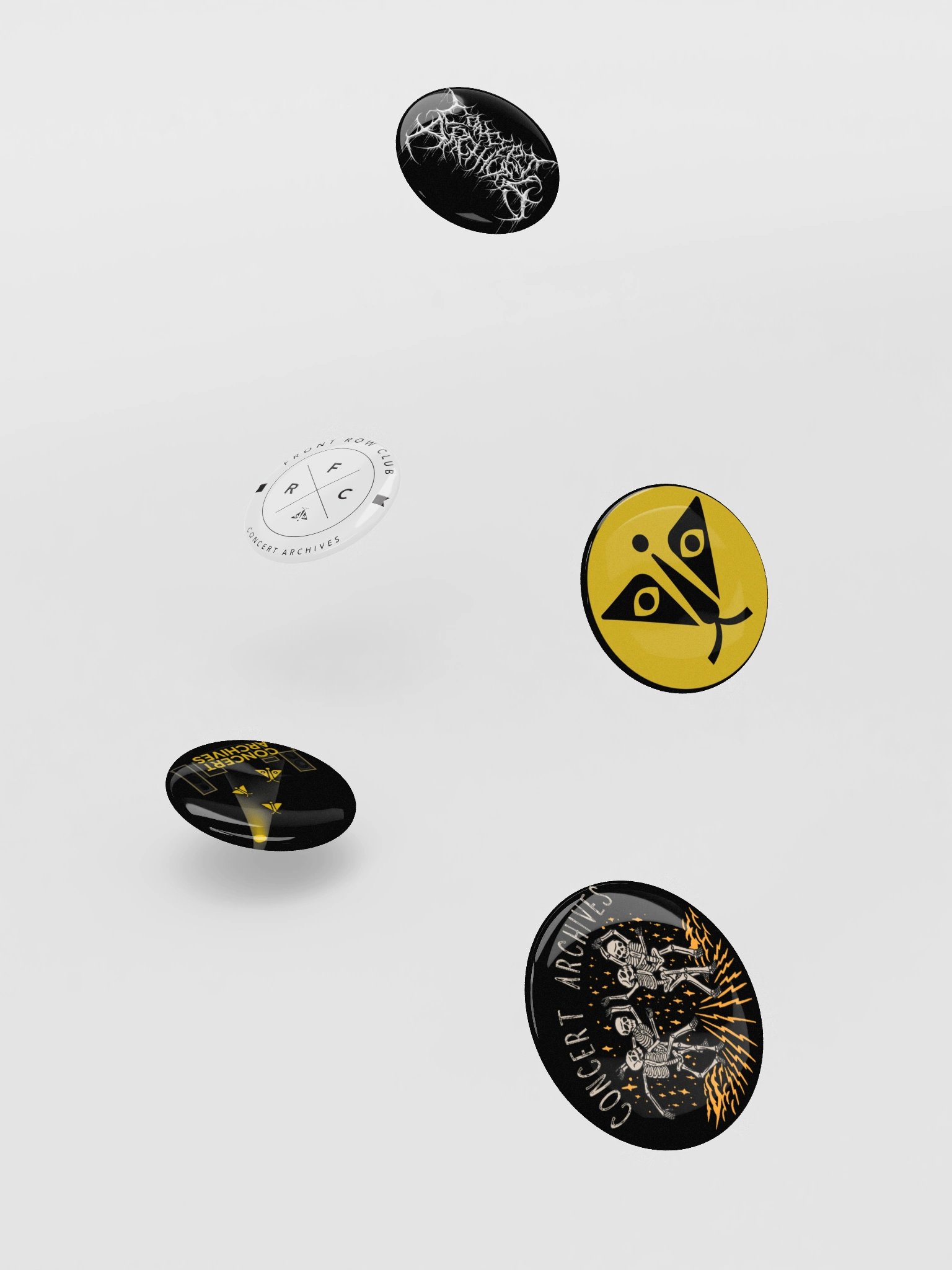 Set of Concert Archives Pins product image (5)