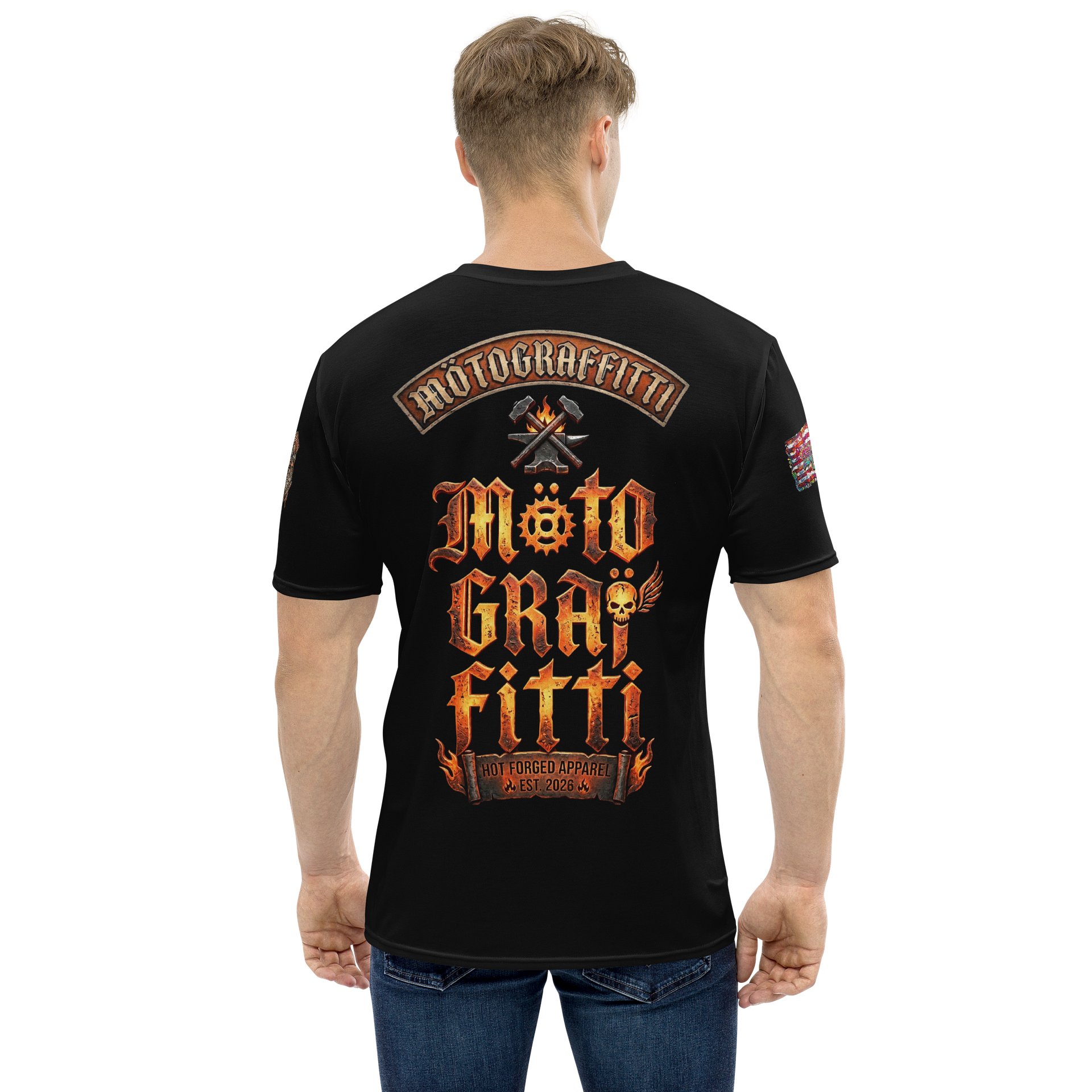 MötoGraffitti Forged Iron Tee product image (1)