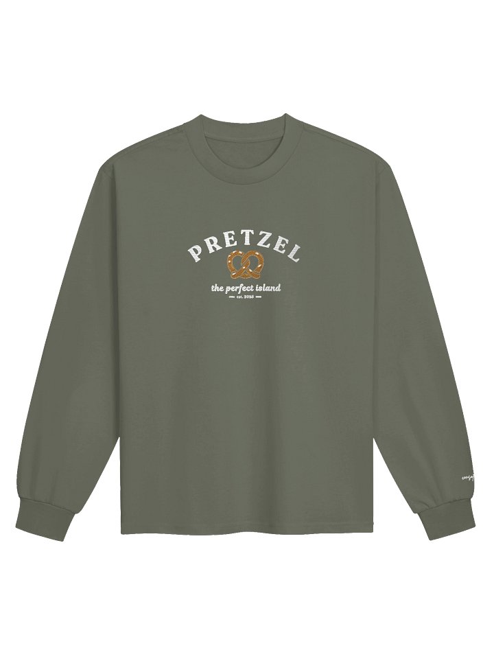 pretzel embroidered long sleeve tee product image (2)