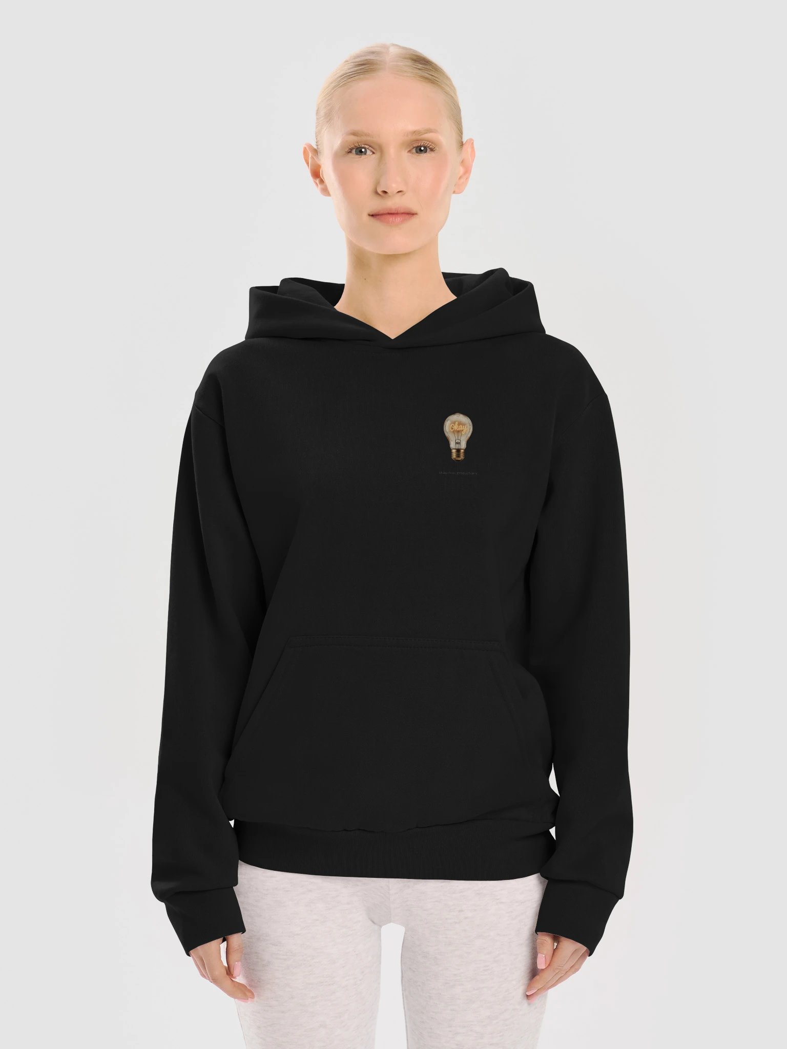 Okay Ideas — Hoodie (Black) product image (5)