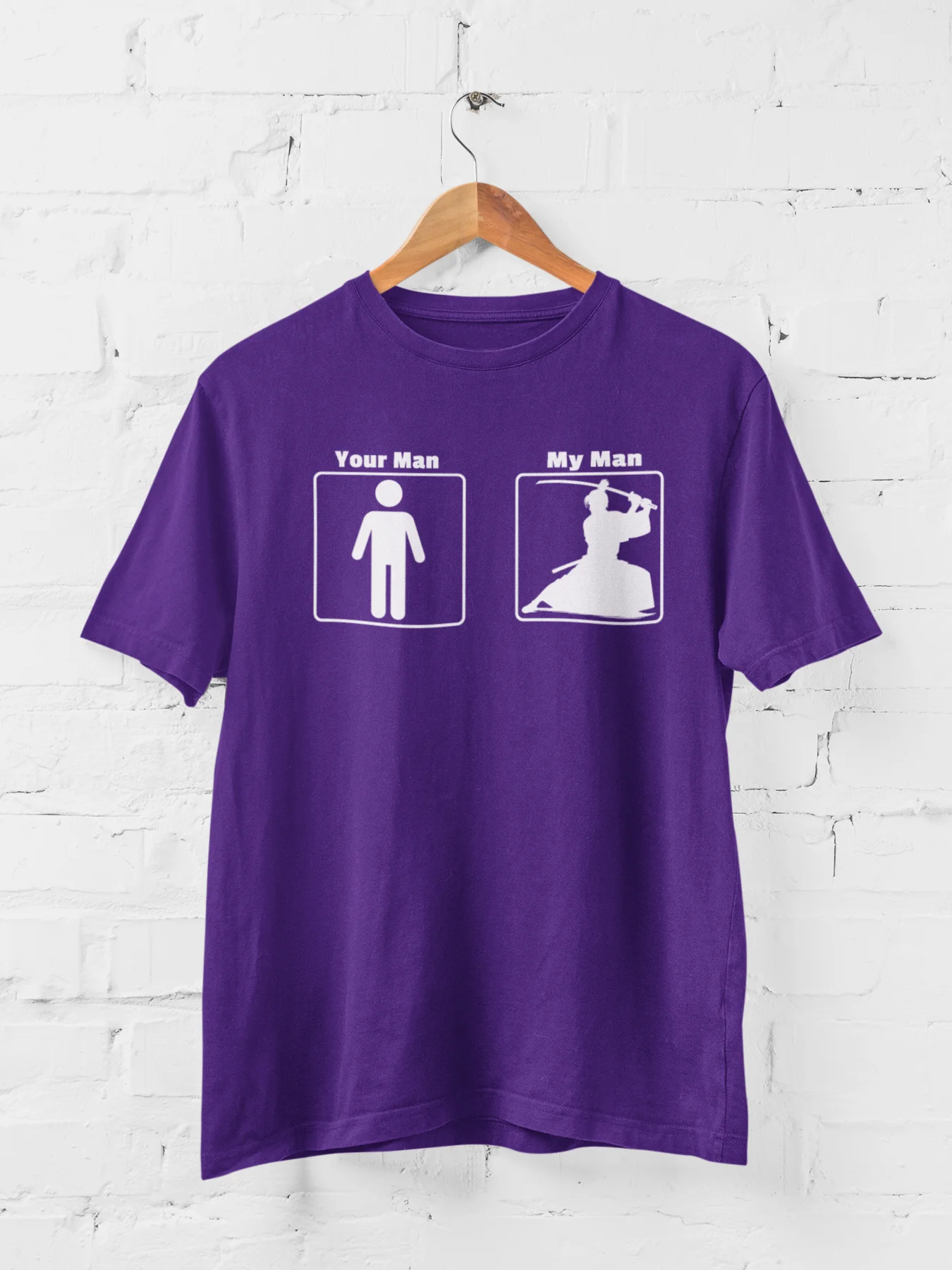 My Man Is A Samurai Funny Martial Arts Tee product image (1)