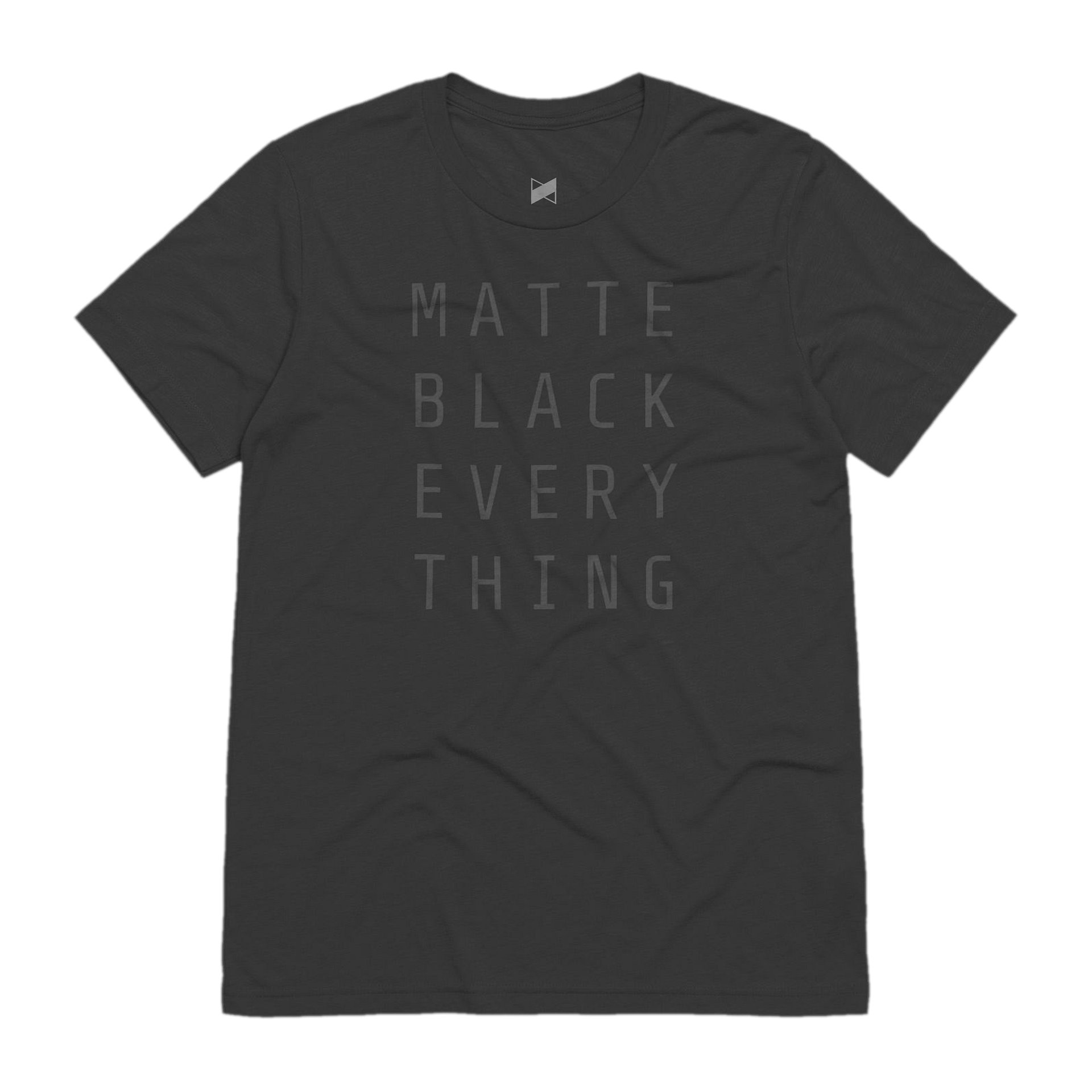 Matte Black Everything T-Shirt product image (2)