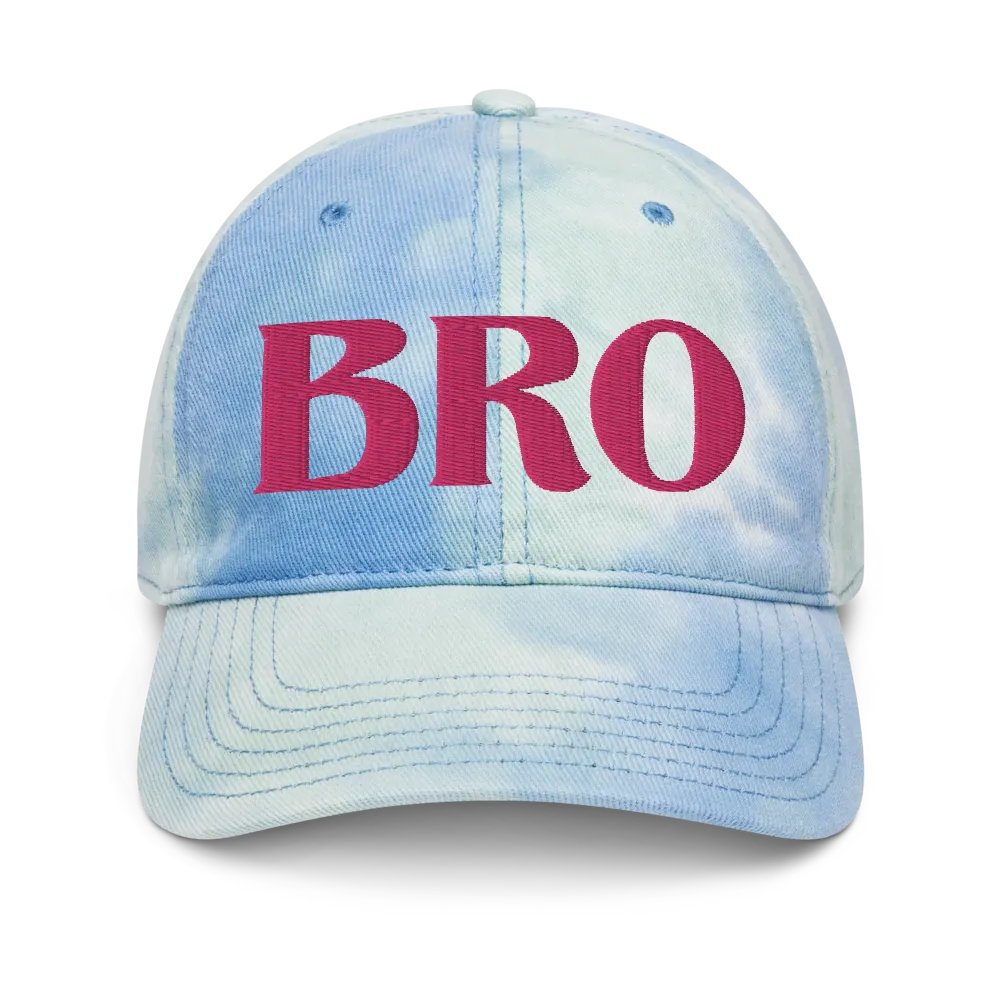 Bro tie dye hat product image (1)