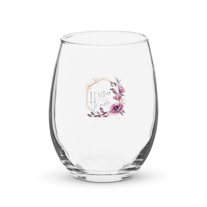Mother Of The Bride Stemless Wine Glass product image (1)