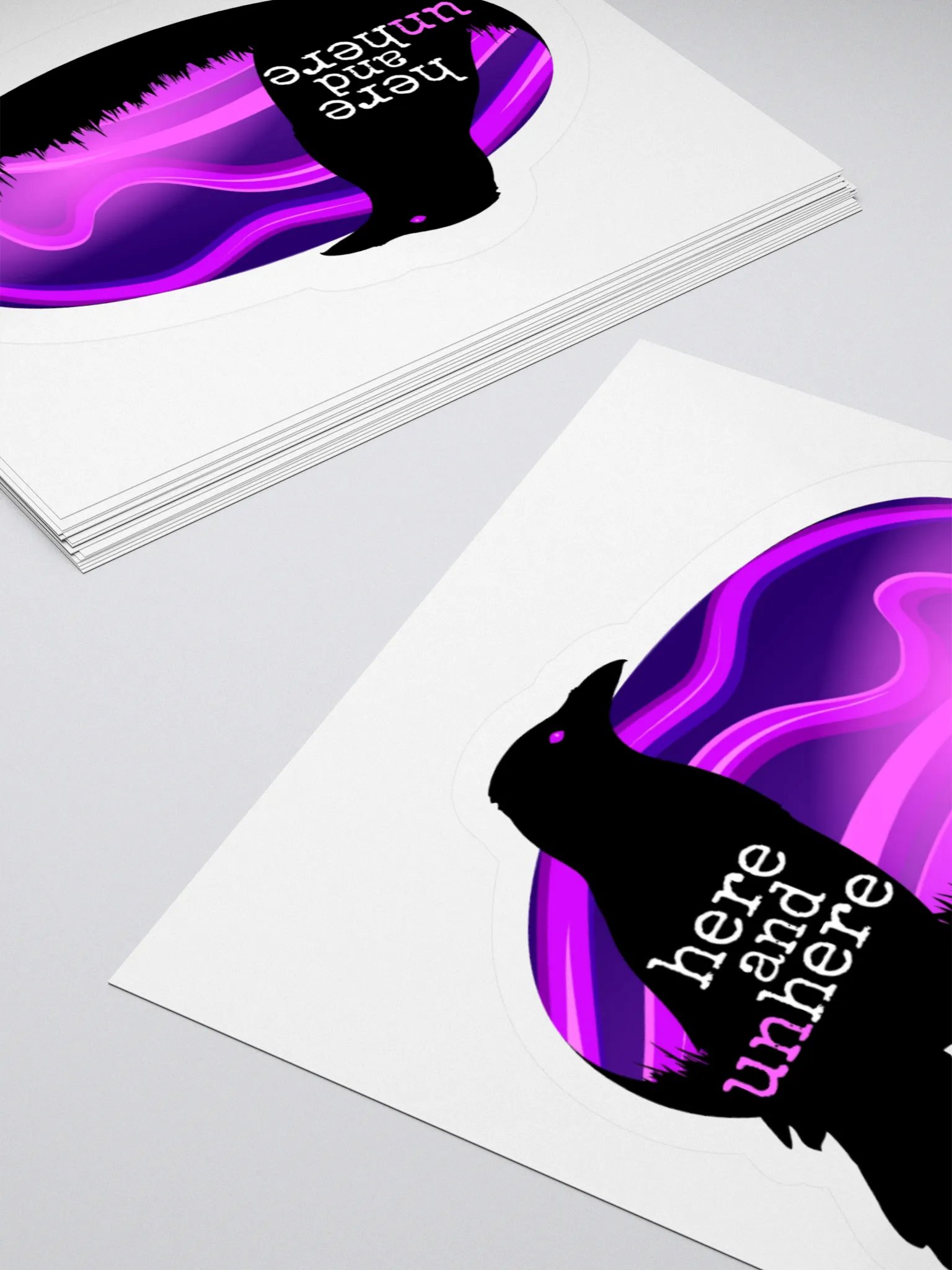 Here and Unhere Sticker product image (4)