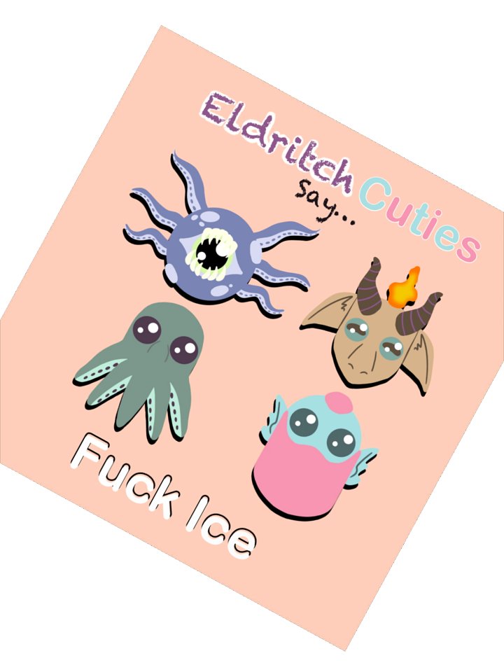 Eldritch Cuties Say Fuck Ice product image (5)