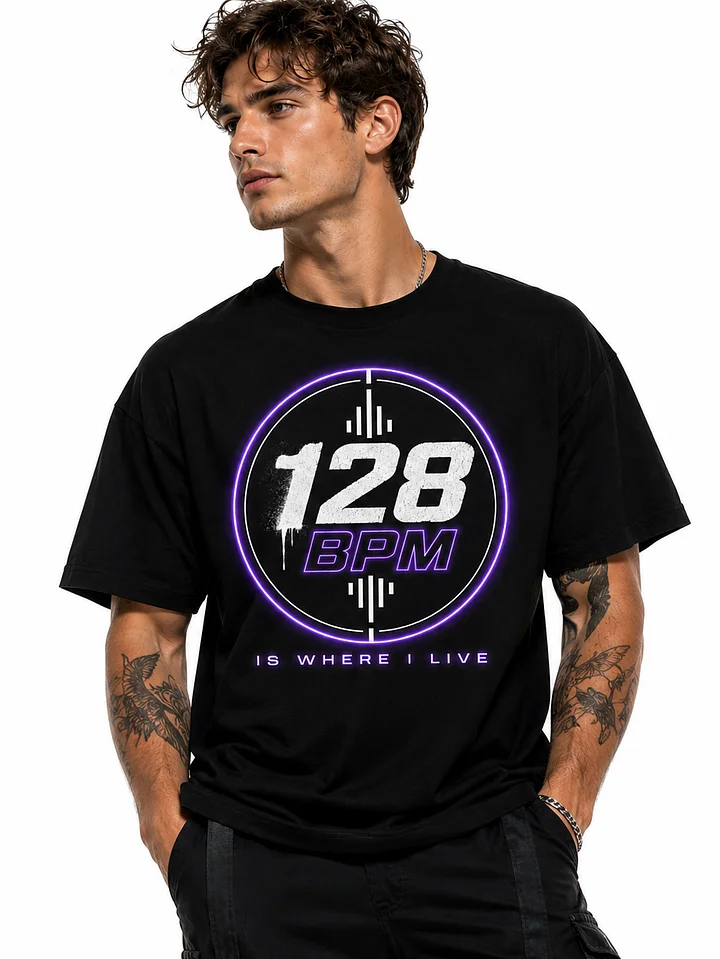 128 BPM Is Where I Live TEE product image (1)