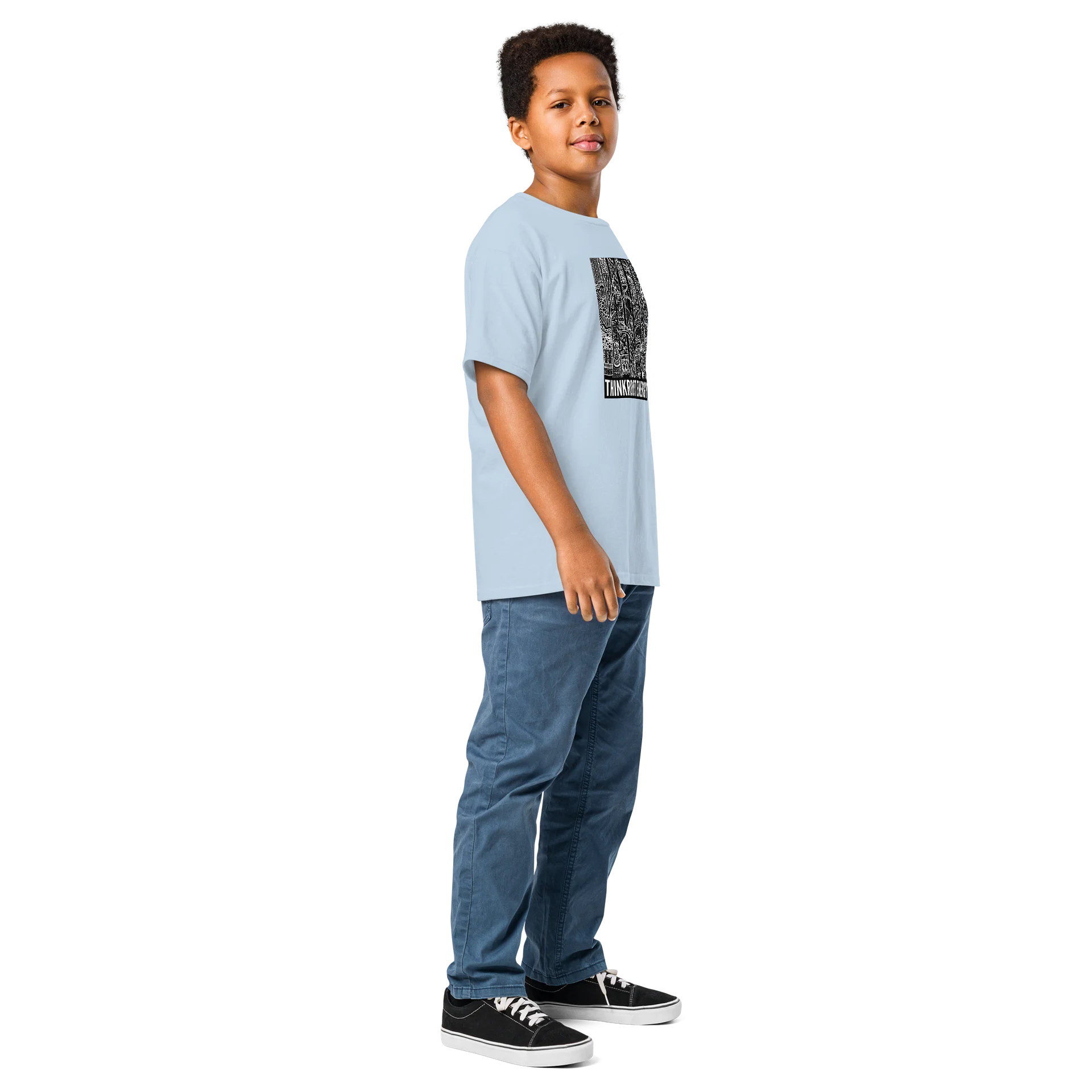 Mandala Square Kids T-Shirt (Gildan Youth) product image (25)
