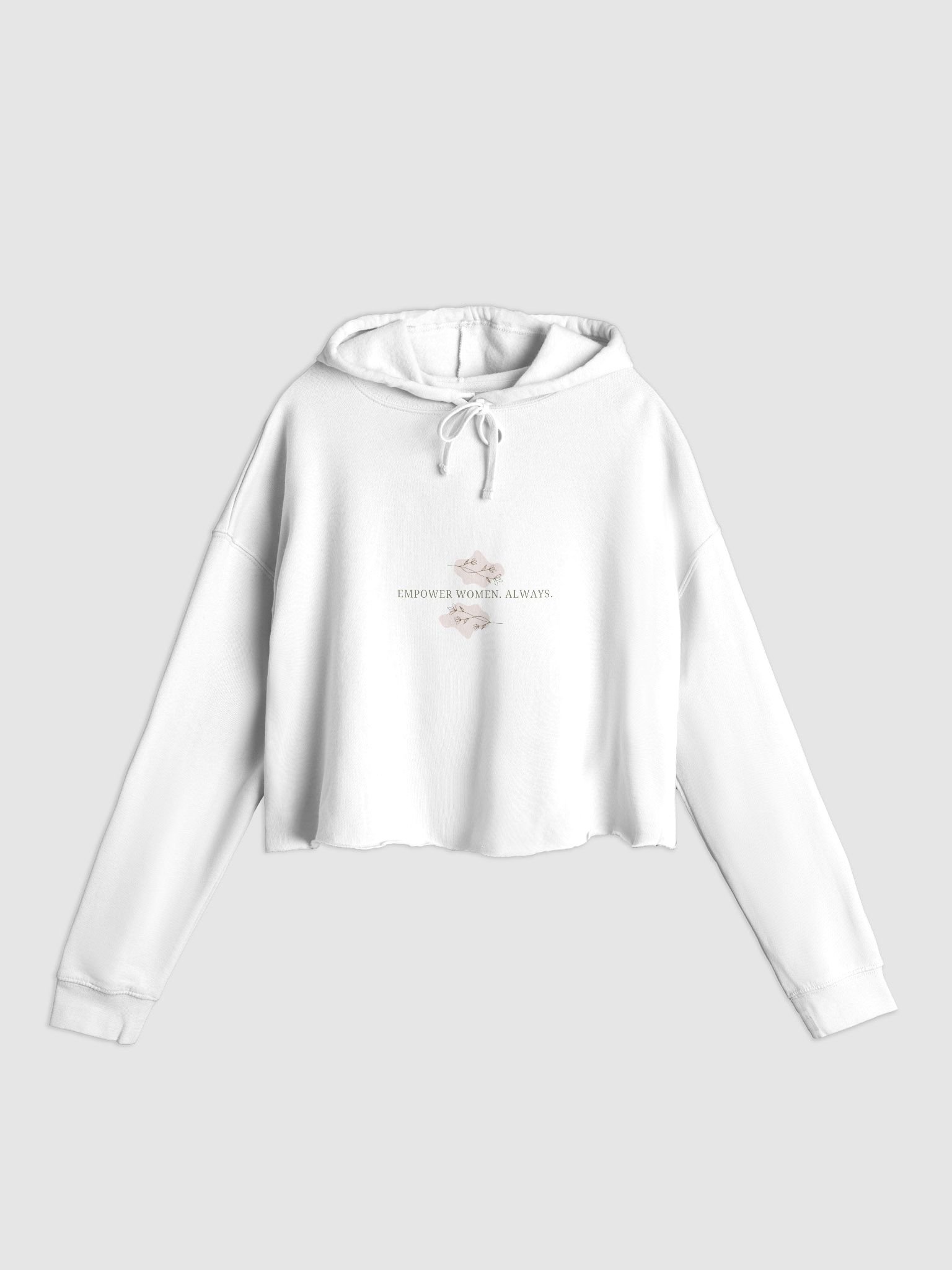 Women’s Lightweight Cropped Hoodie WHFB0126 product image (1)