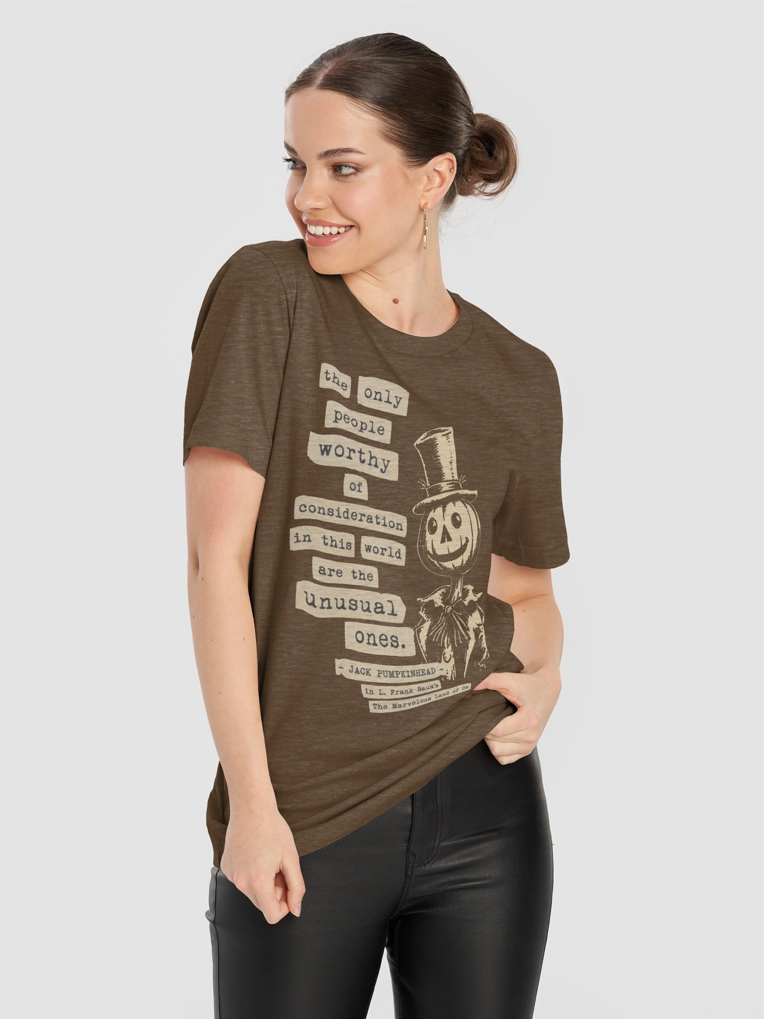 Jack Pumpkinhead Shirt, "Unusual Ones" Quote, Land of Oz Literary Tee product image (12)