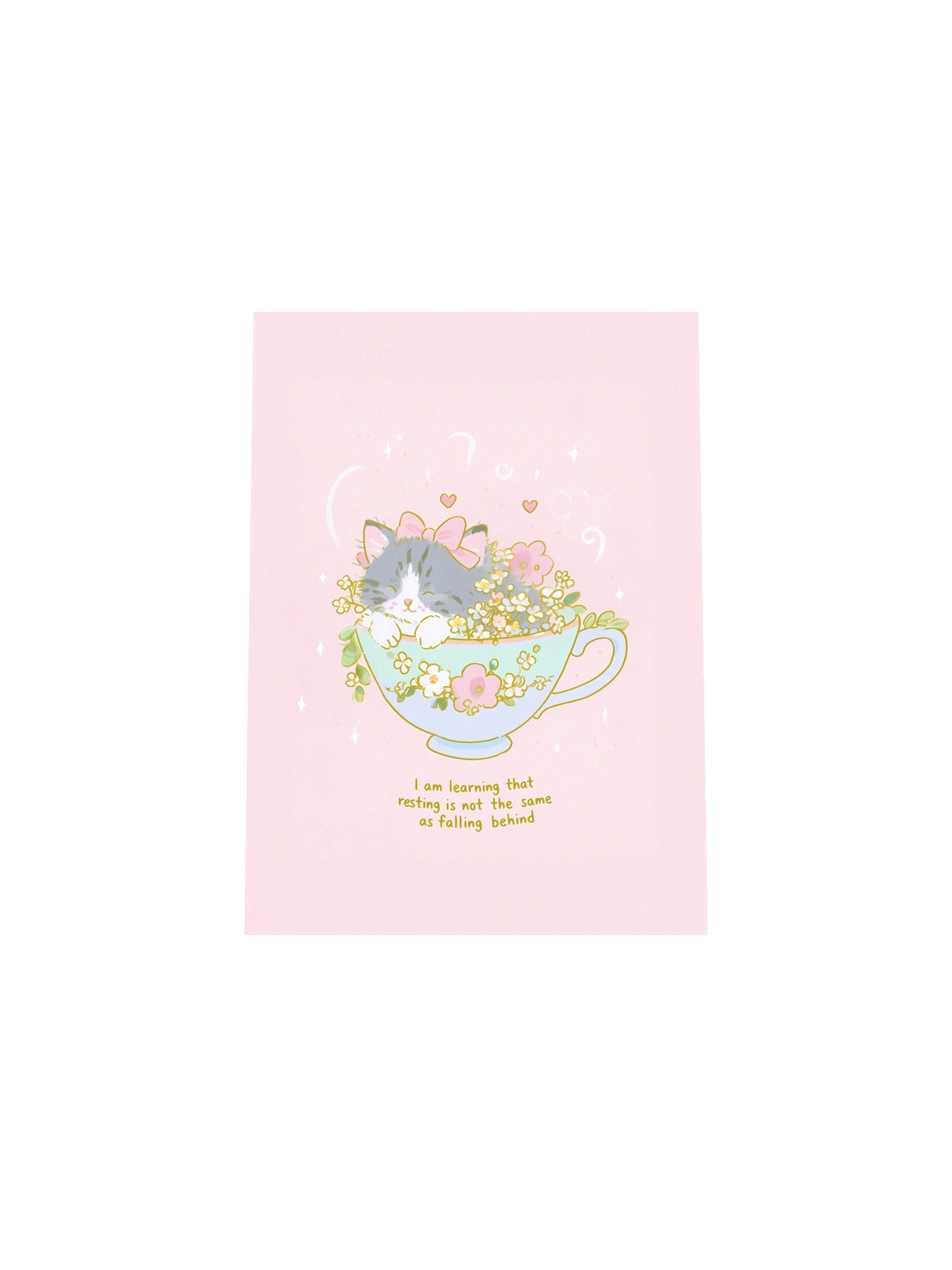 Resting Cat Affirmation Poster product image (29)