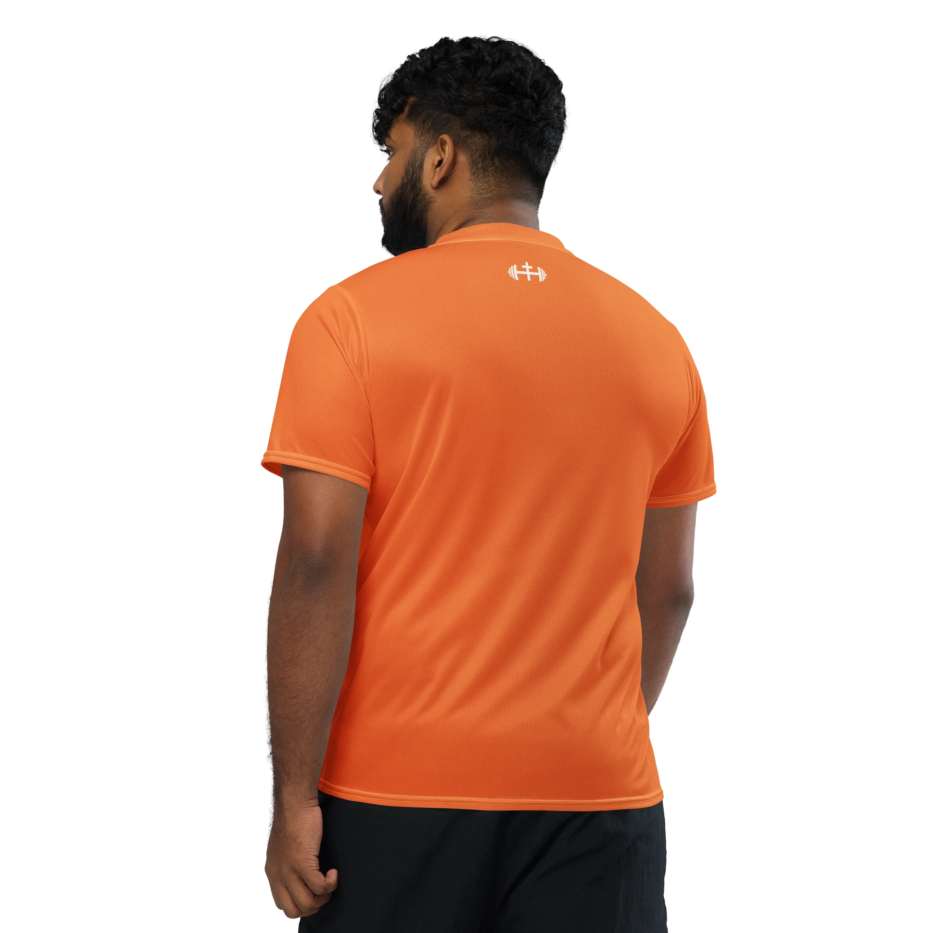 His House Mens Performance V-Neck T-Shirt - Orange product image (3)