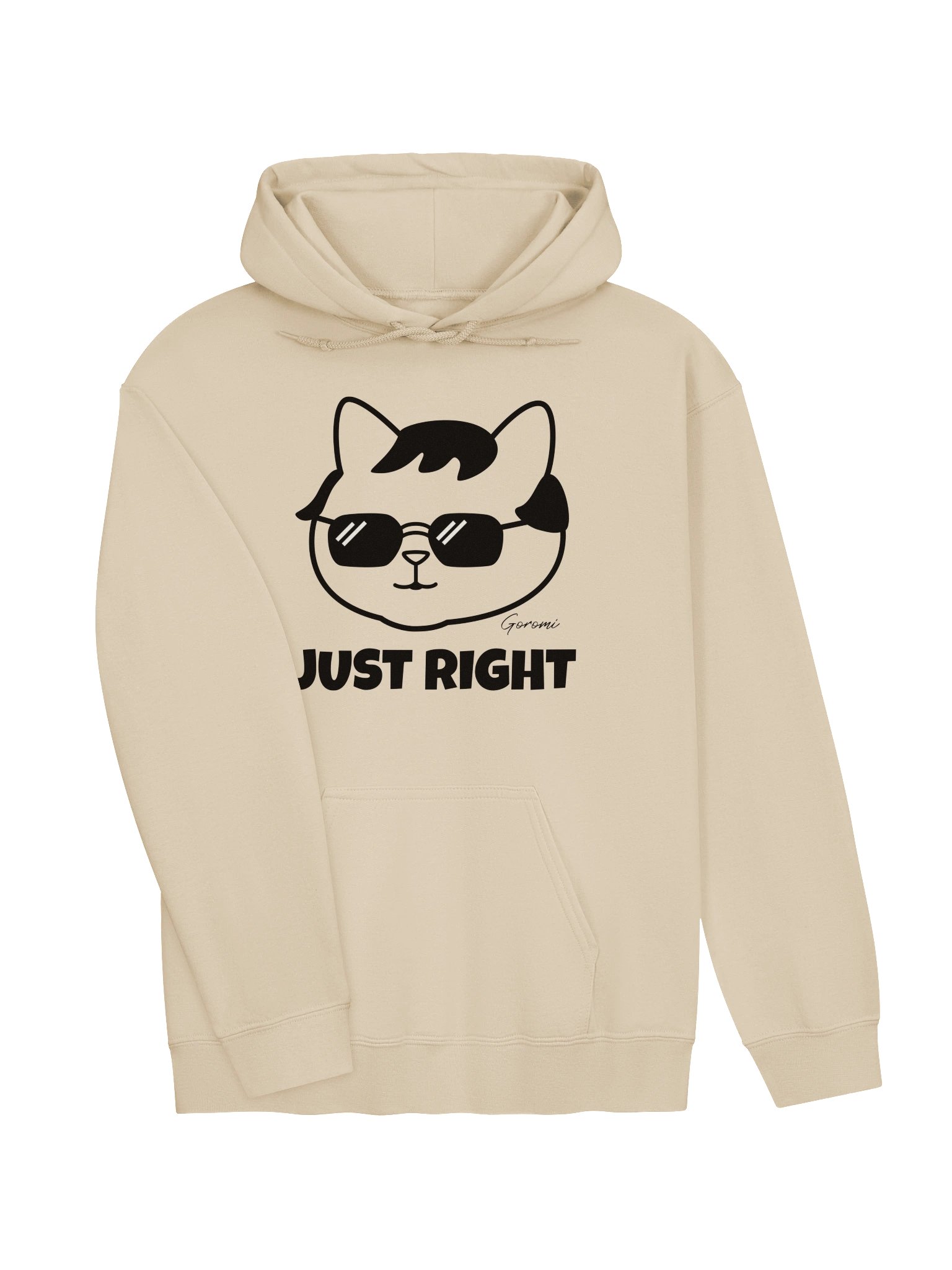 Goromi the Cat (JUST RIGHT) - Unisex Adult Hoodie product image (3)