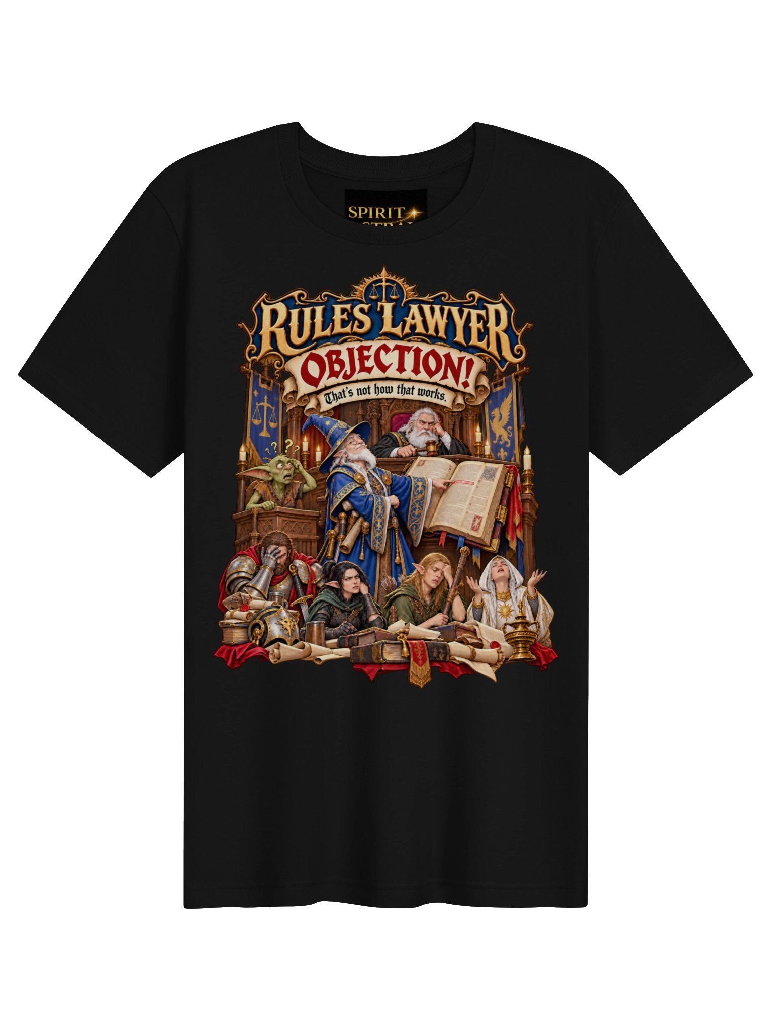 Rules Lawyer Fantasy Court Tee product image (6)