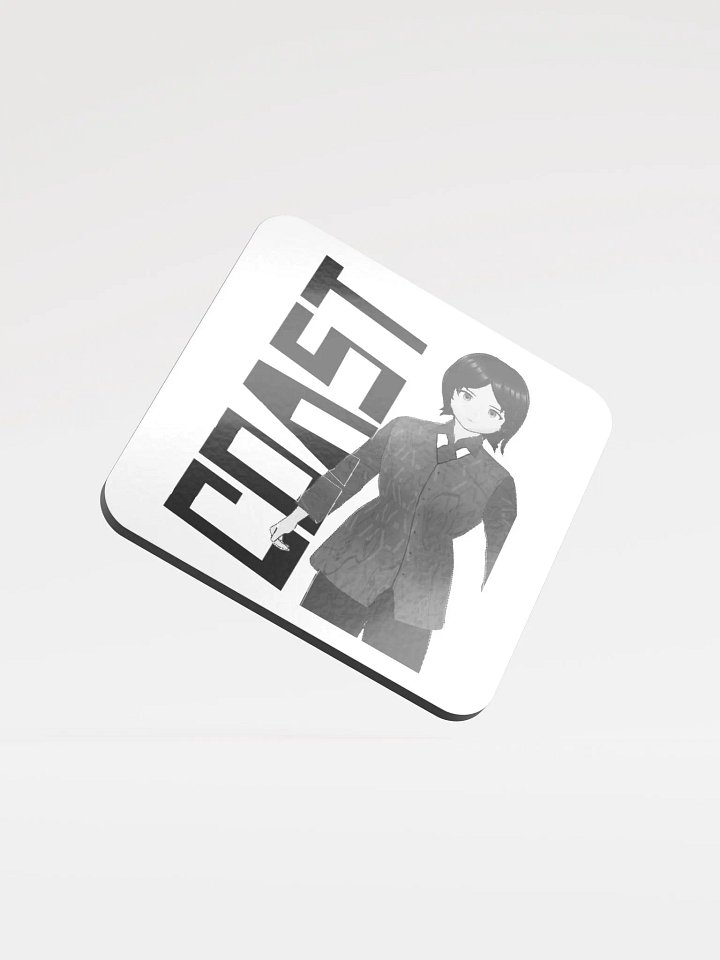 Coast M Vtuber Black and White Drinking COASTER product image (1)