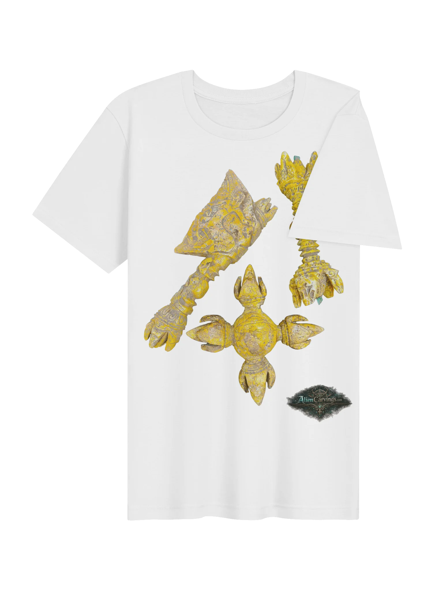 Aliencarvings.com Vajra Cache T-Shirt product image (4)