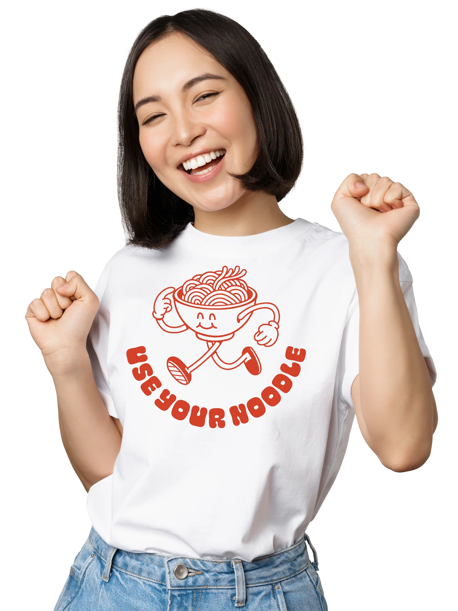 USE YOUR NOODLE Unisex T-shirt product image (2)