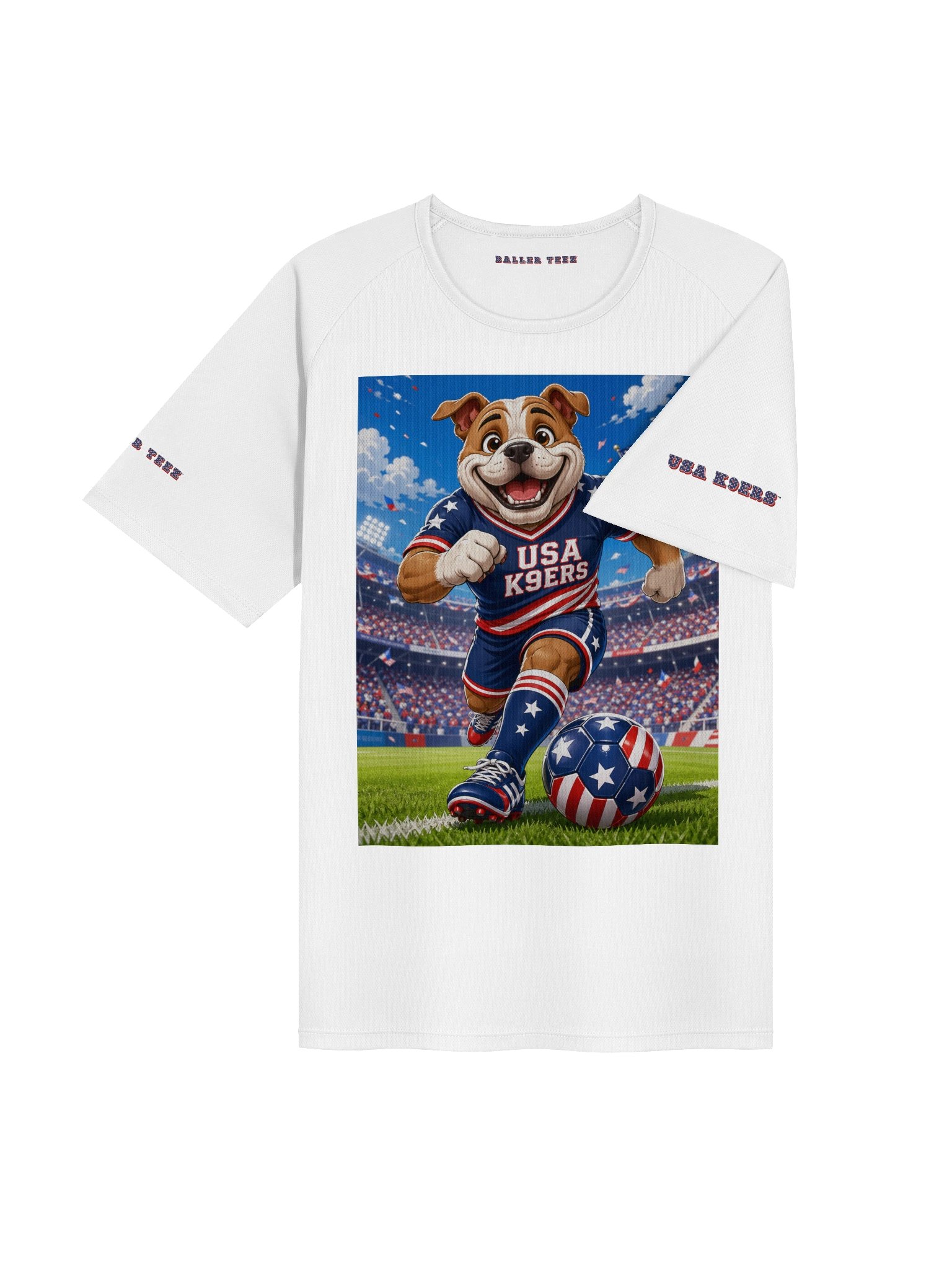 USA K9ERS Soccer Bulldog Unisex Sports Jersey product image (4)
