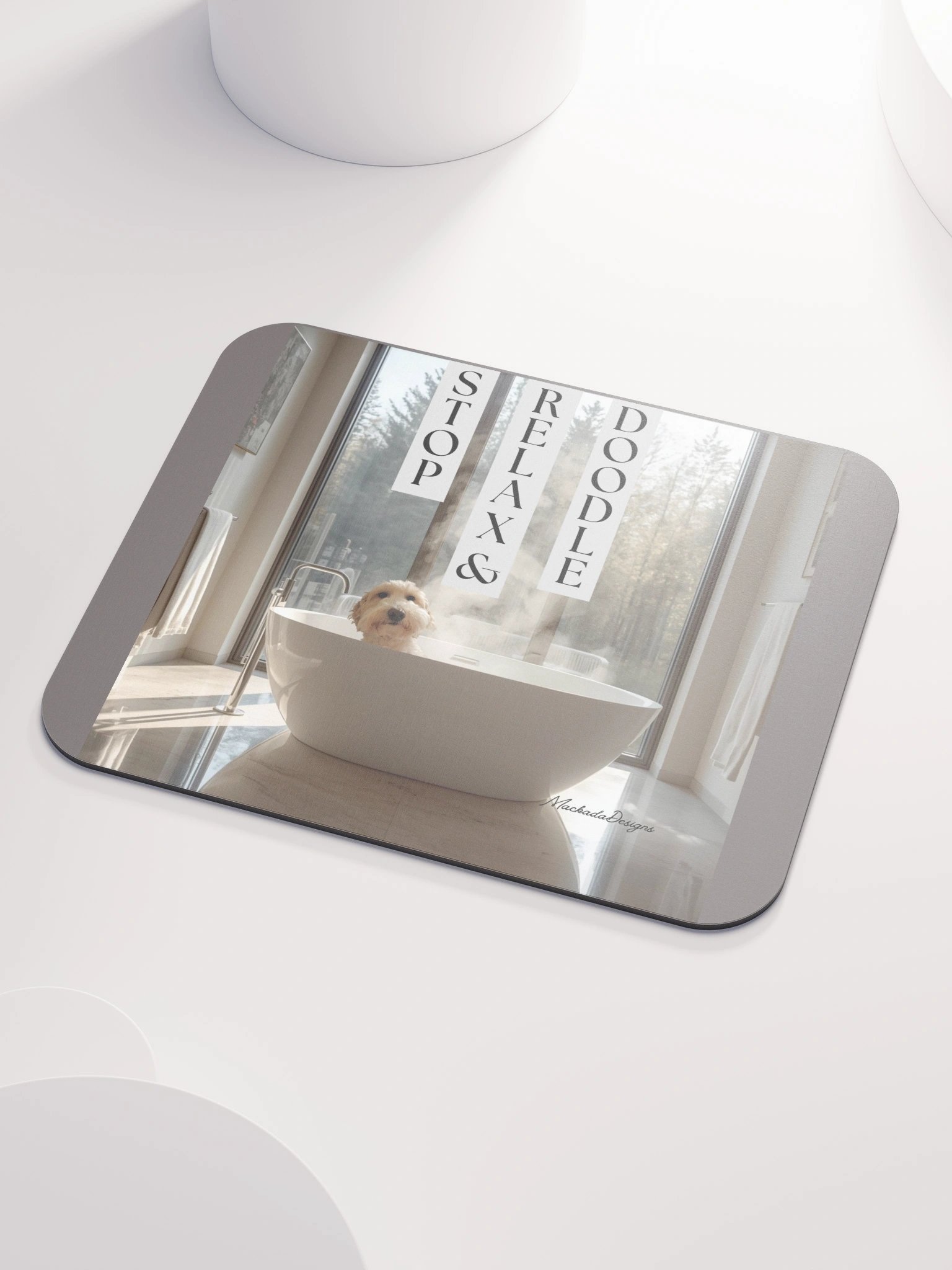 Stop, Relax & Doodle Mouse Pad product image (3)