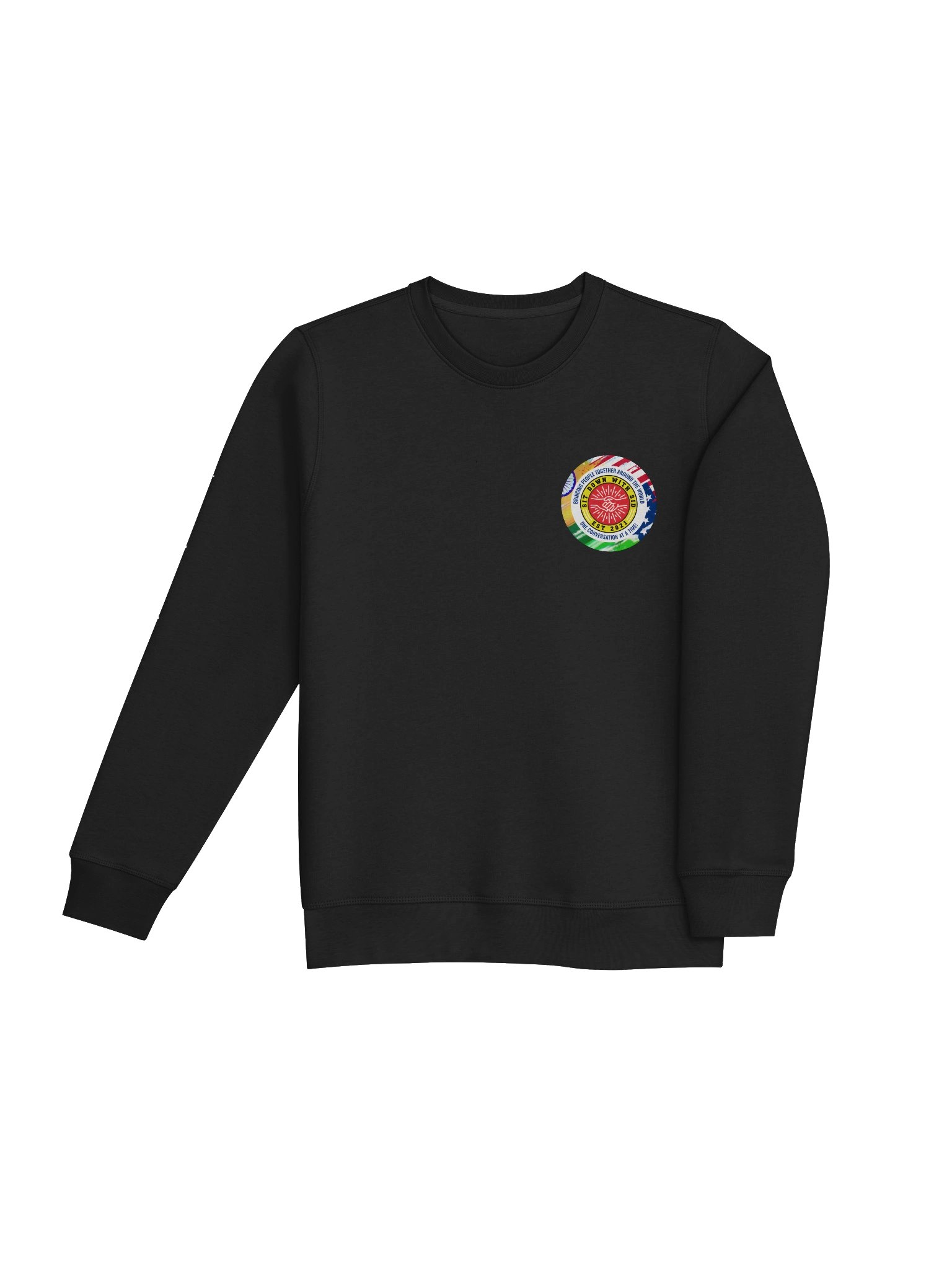 Sit Down With Sid Official Essential Organic Sweatshirt - Black product image (4)