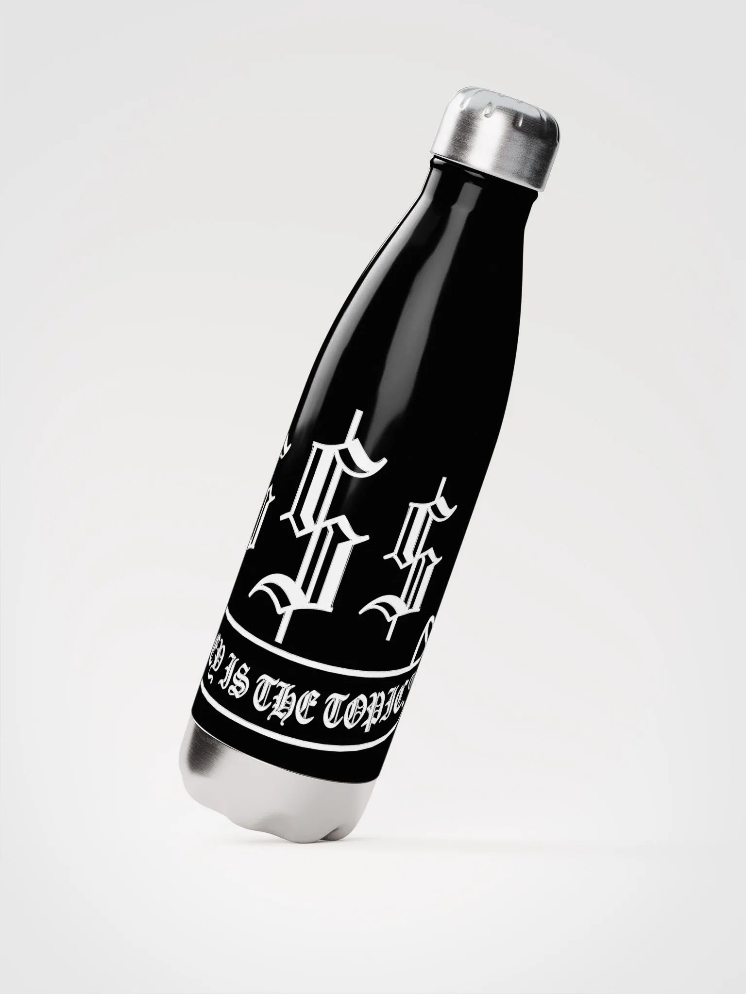 MITT LOGO MONOCHROME STAINLESS STEEL BOTTLE product image (2)