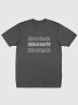 Athletes Are Human First Men Tee (White Text)