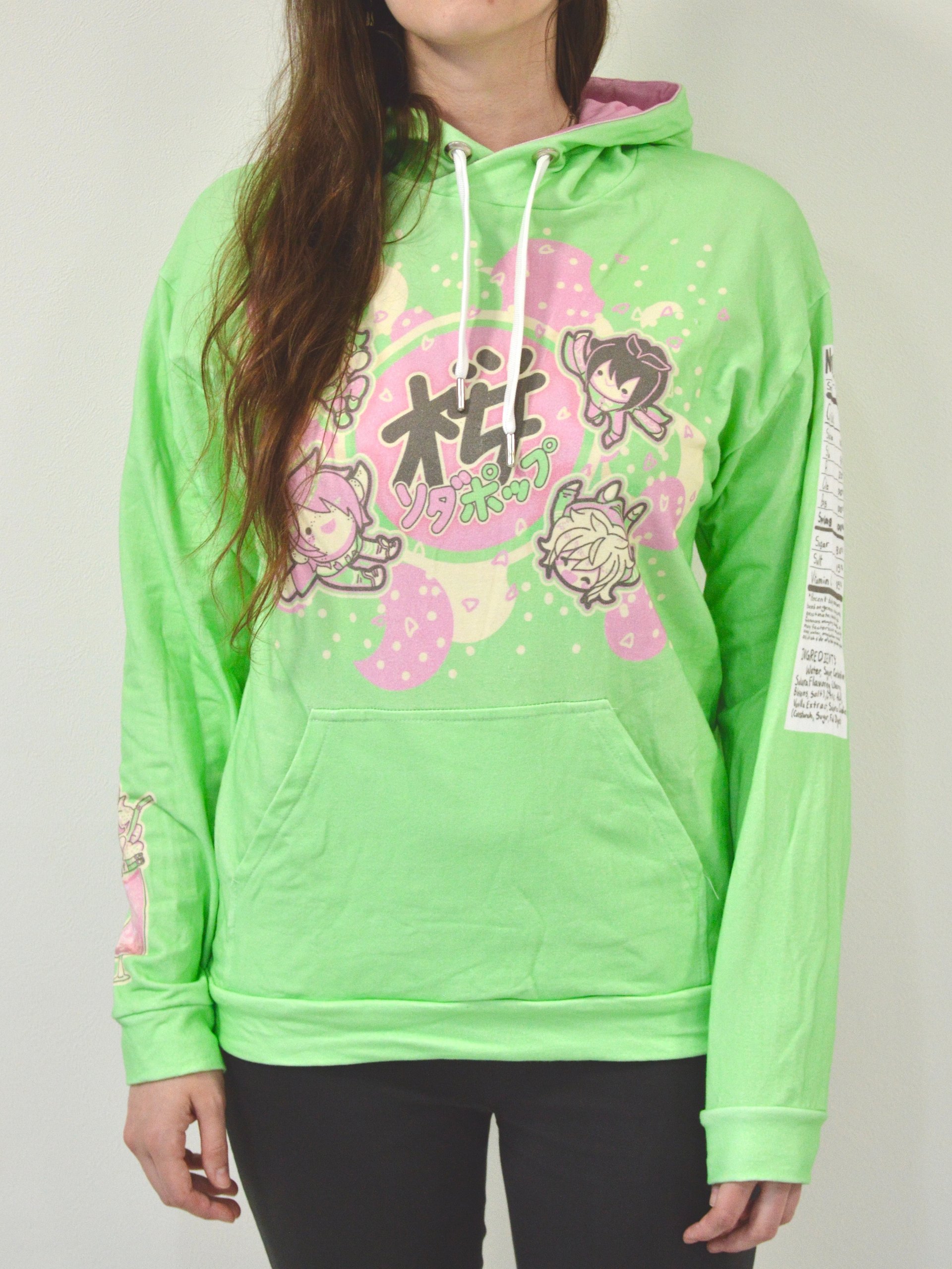 Sakura Soda Pop Hoodie, in Green product image (1)