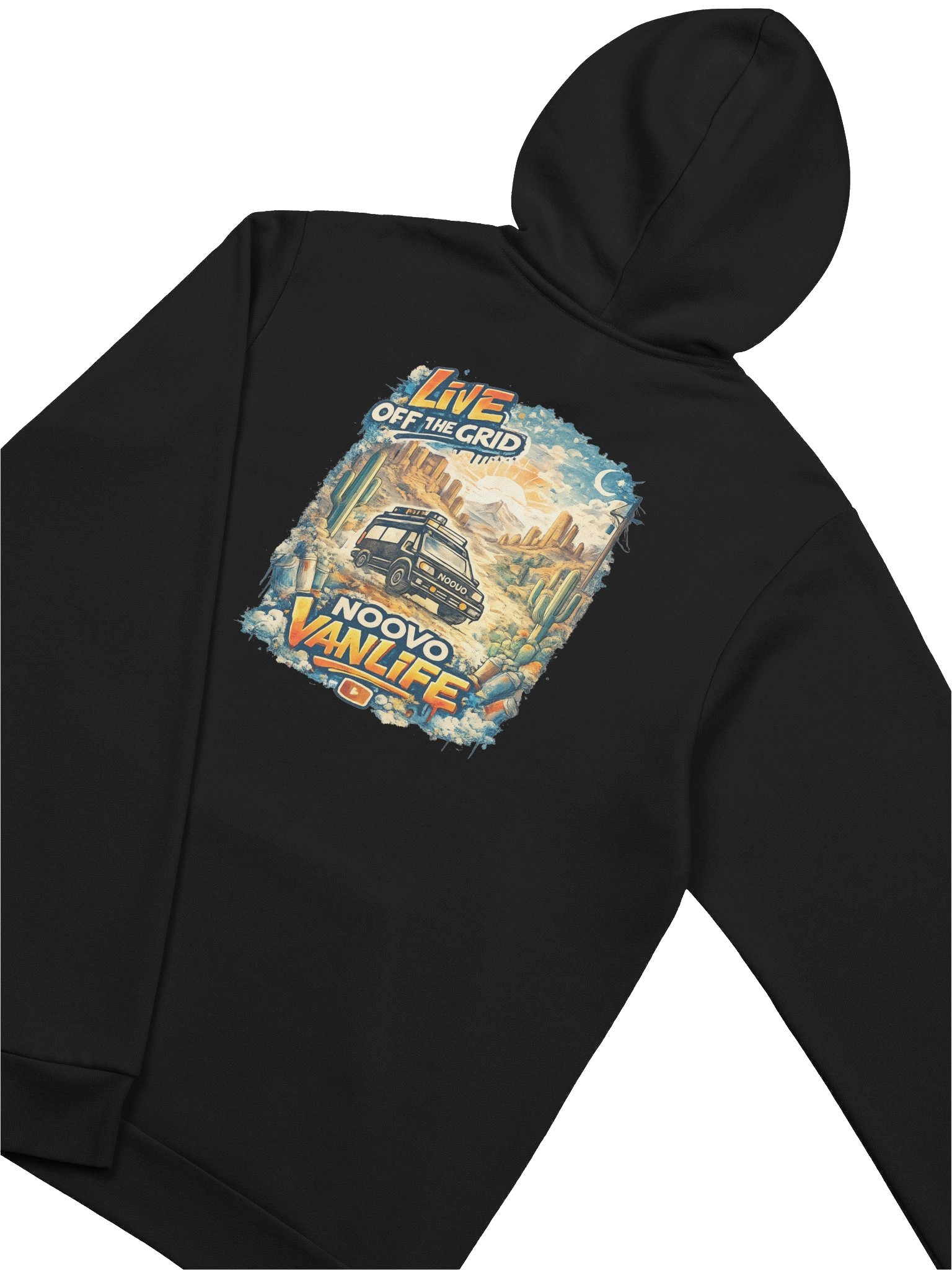 Live Off the Grid Black Hoodie product image (5)