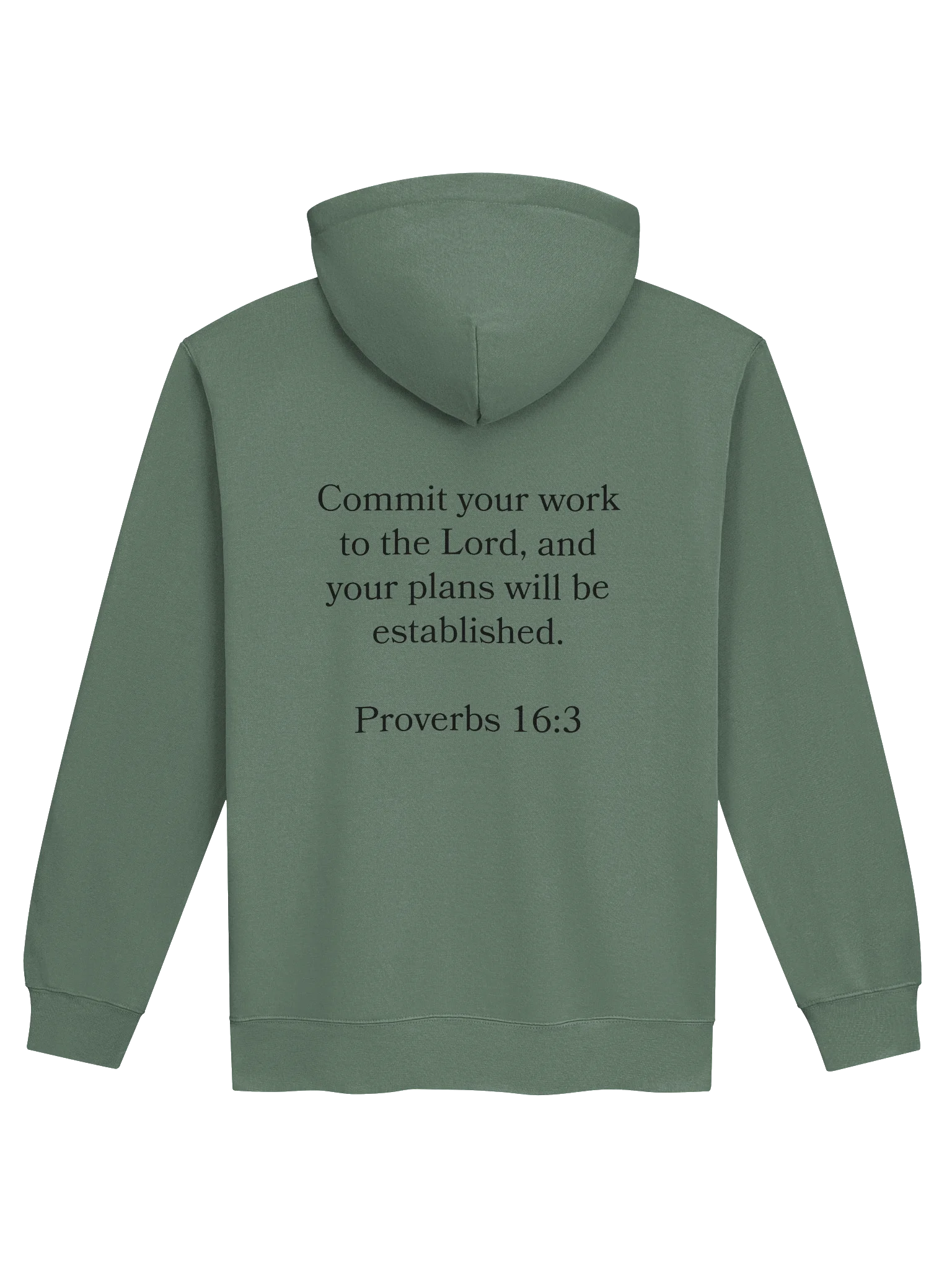 Commit Your Work to the Lord Hoodie product image (2)
