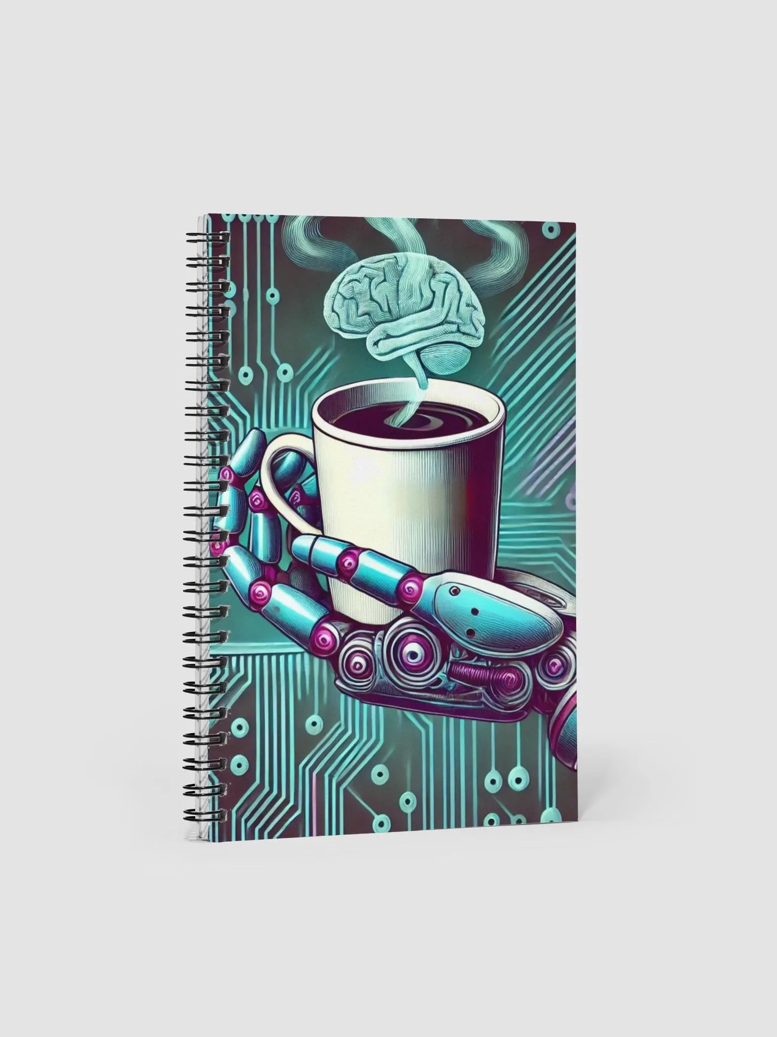 Cybernetic Mind Spiral Notebook product image (1)