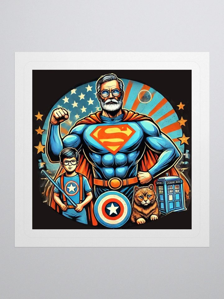Superhero Family Kiss Cut Stickers Set product image (3)