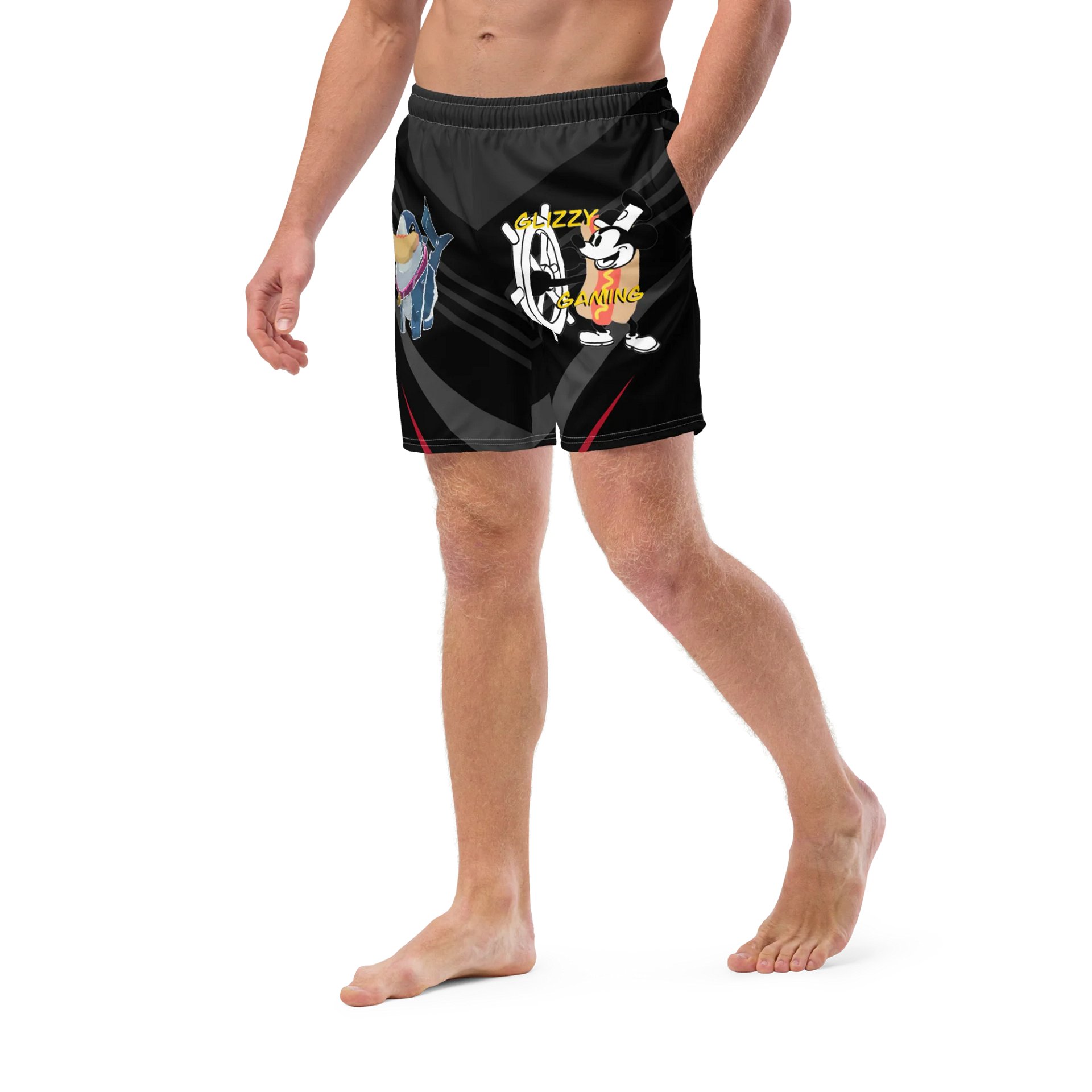 Captain Glizzy All-Over Swim Trunks product image (5)