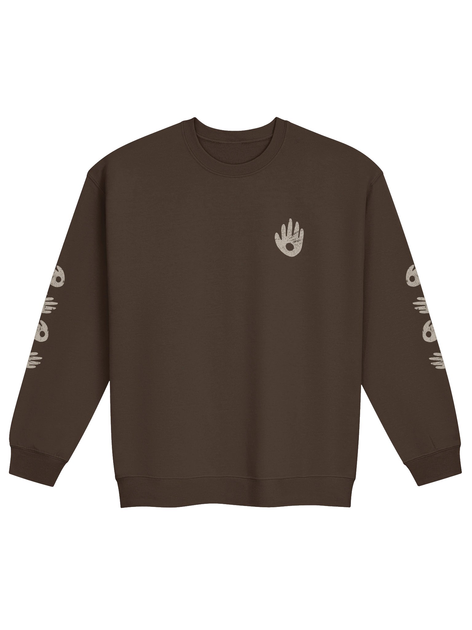 pichwai surabhi cow sweatshirt - cream artwork product image (9)