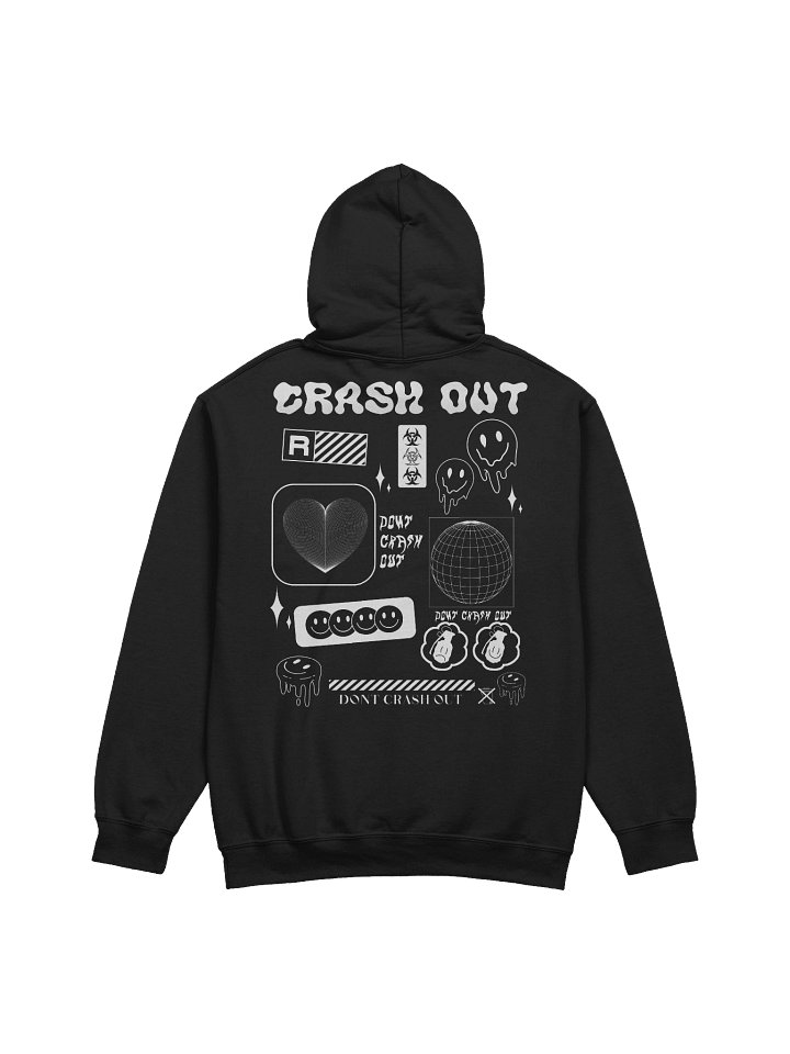 CRASH OUT HOODIE (WHITE) product image (1)