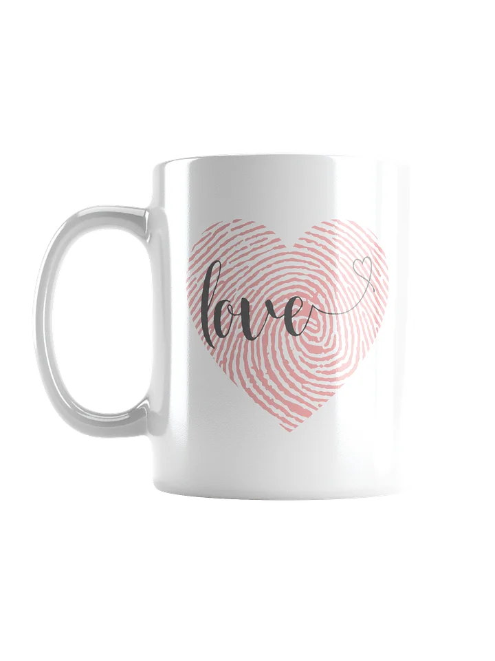 ''Love'' fingerprint mug product image (1)
