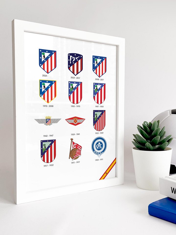 Atletico Madrid Logo History product image (3)