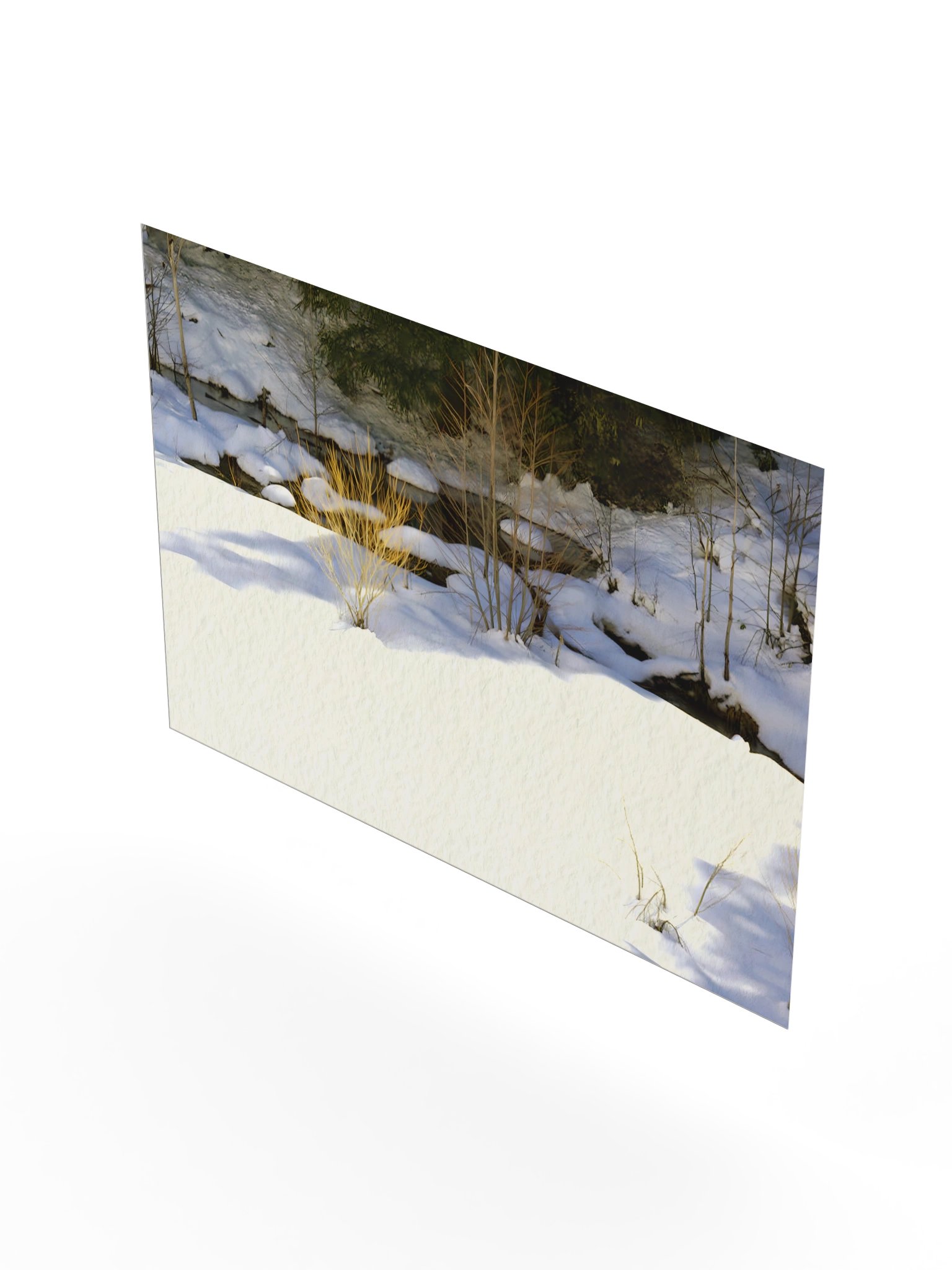 Winter Stream Snowscape Poster product image (64)