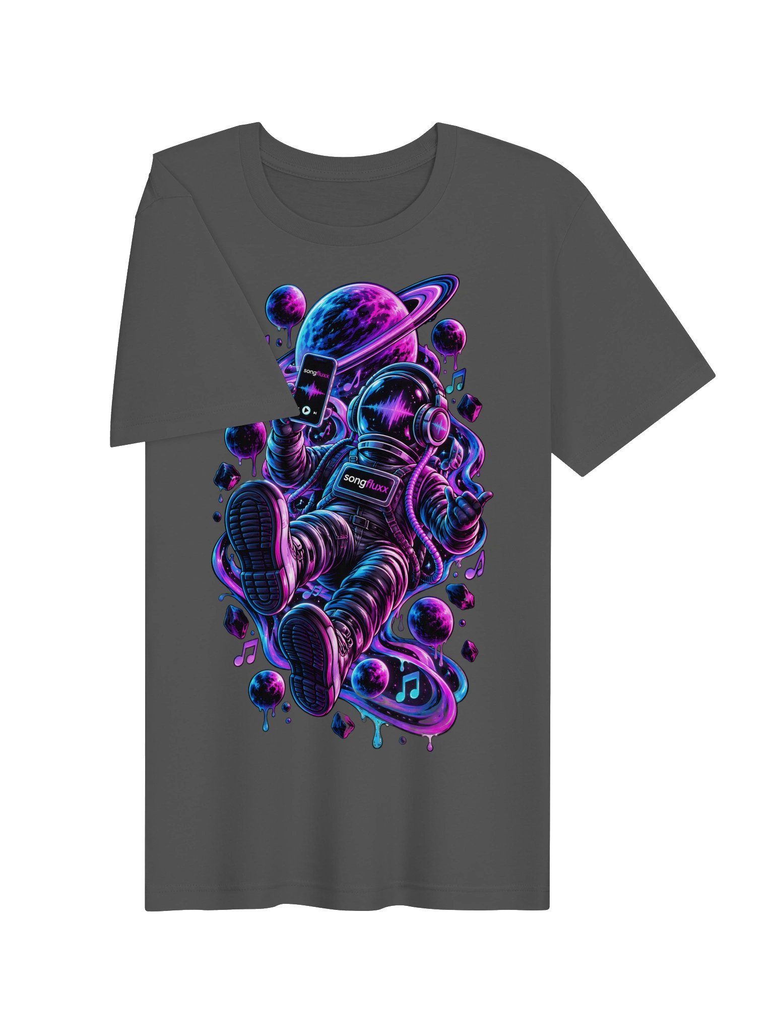 Songfluxx Astronaut Neon Space Tee 3