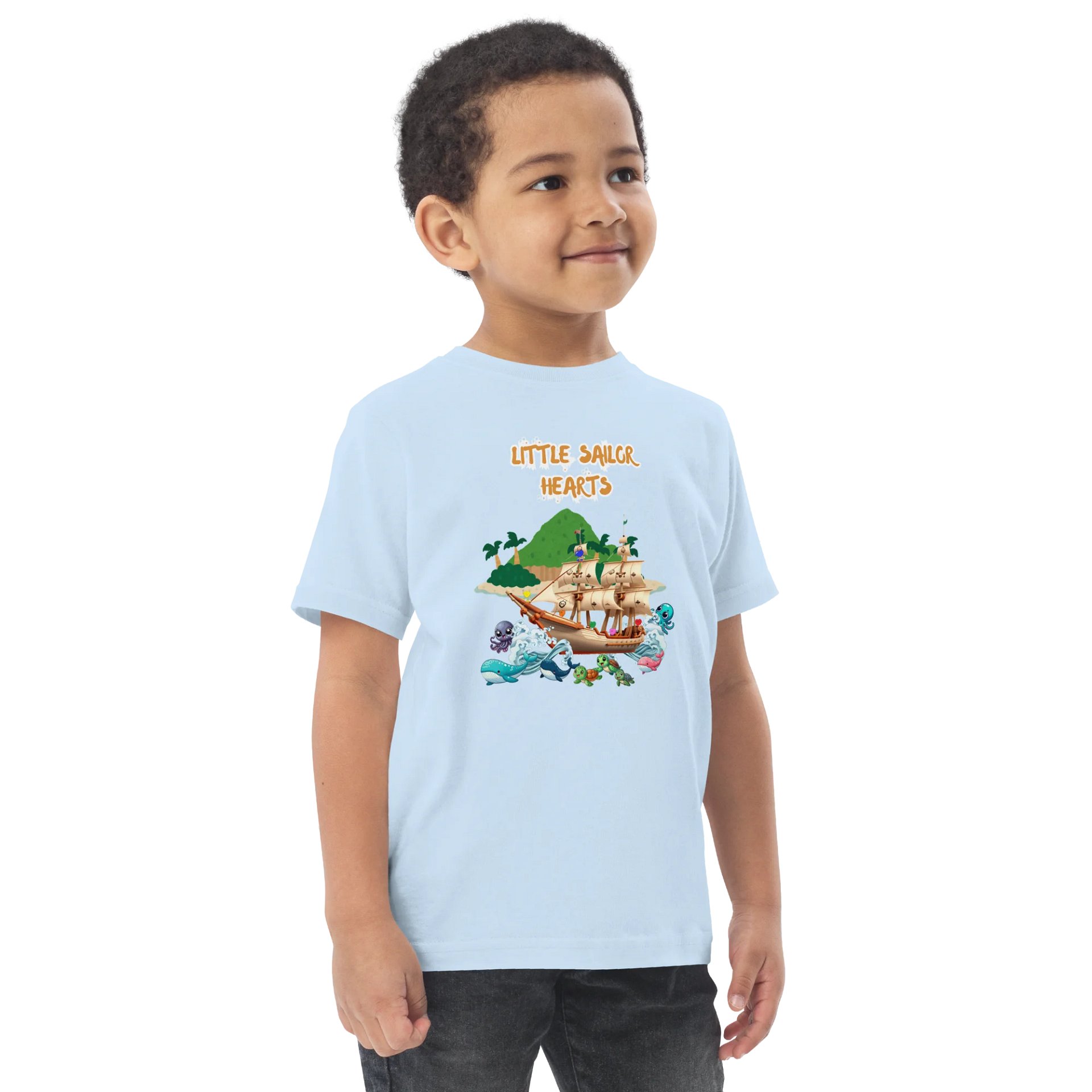 Little Sailor Hearts Adventure Toddler T-Shirt product image (14)