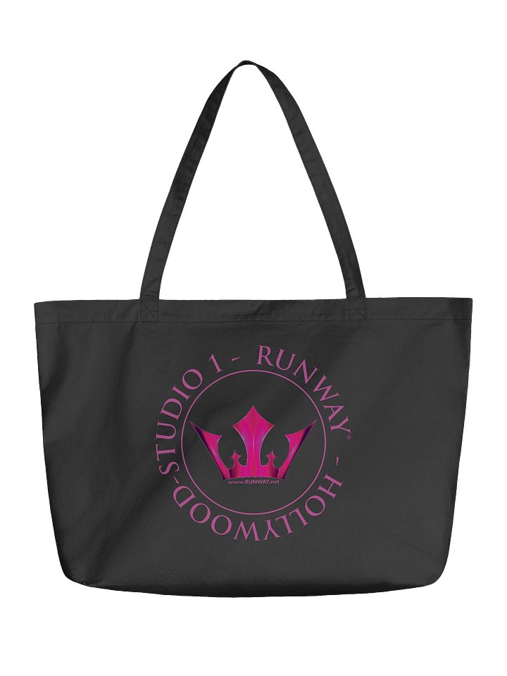 Runway Magazine × Hollywood Studio 1 Tote Bag -Pink Logo product image (1)