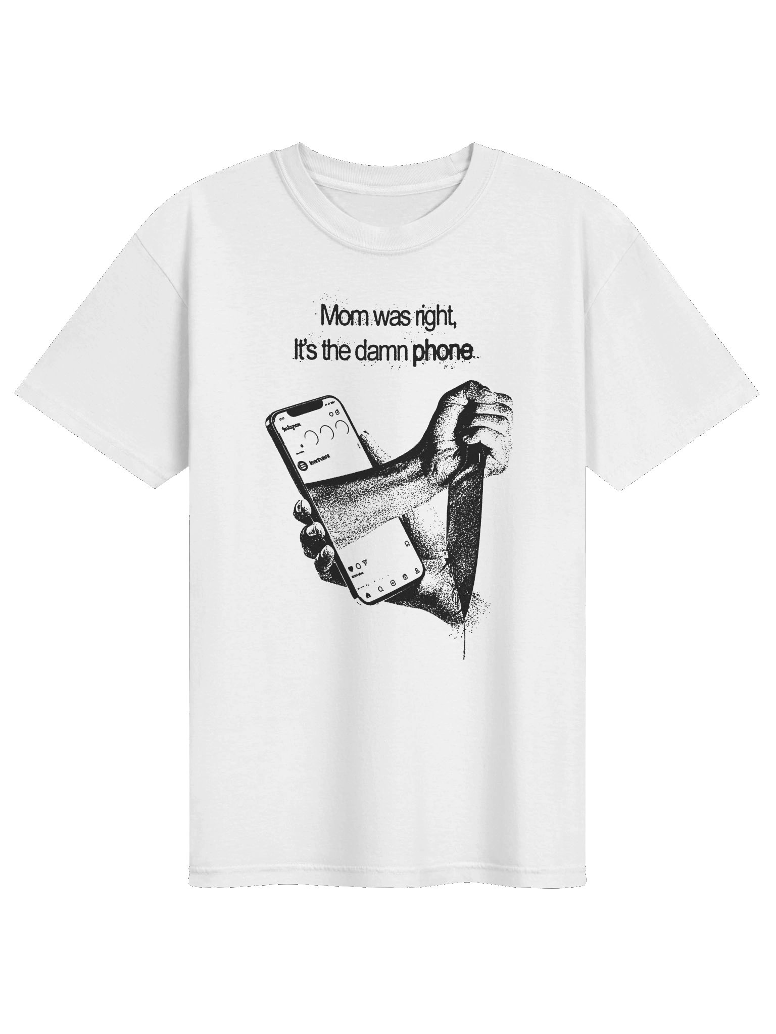 DAMN PHONE T-SHIRT product image (1)