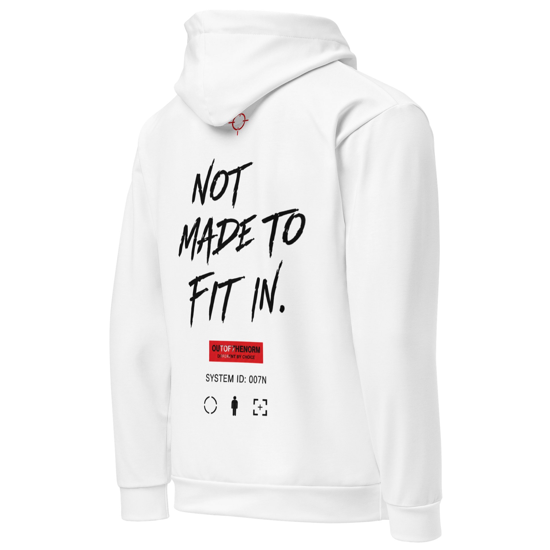 Speckled '7' Minimalist All-Over Print Hoodie product image (5)