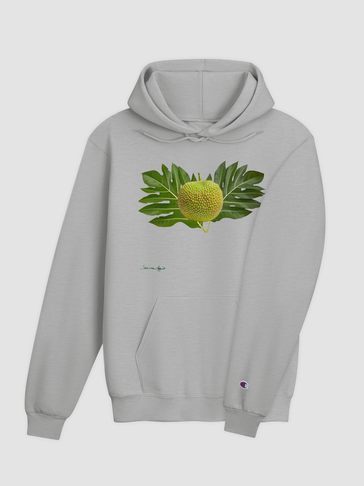 CaribbeanApples - The Mighty Breadfruit | Signature Champion Unisex Hoodie | 2 Colors product image (4)