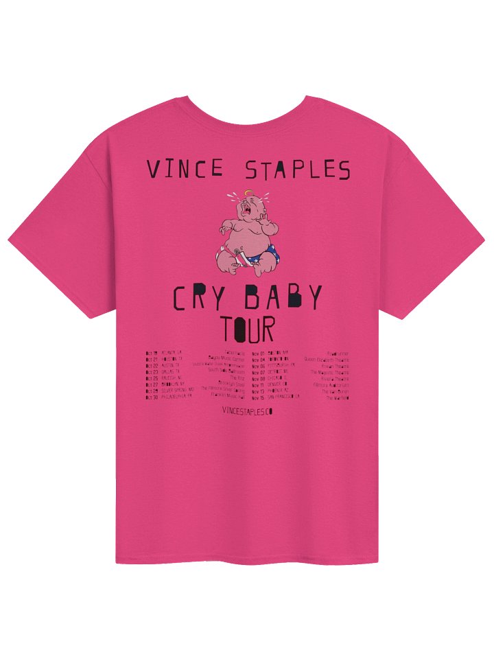 Vince Staples Cry Baby Tour Tshirt product image (2)
