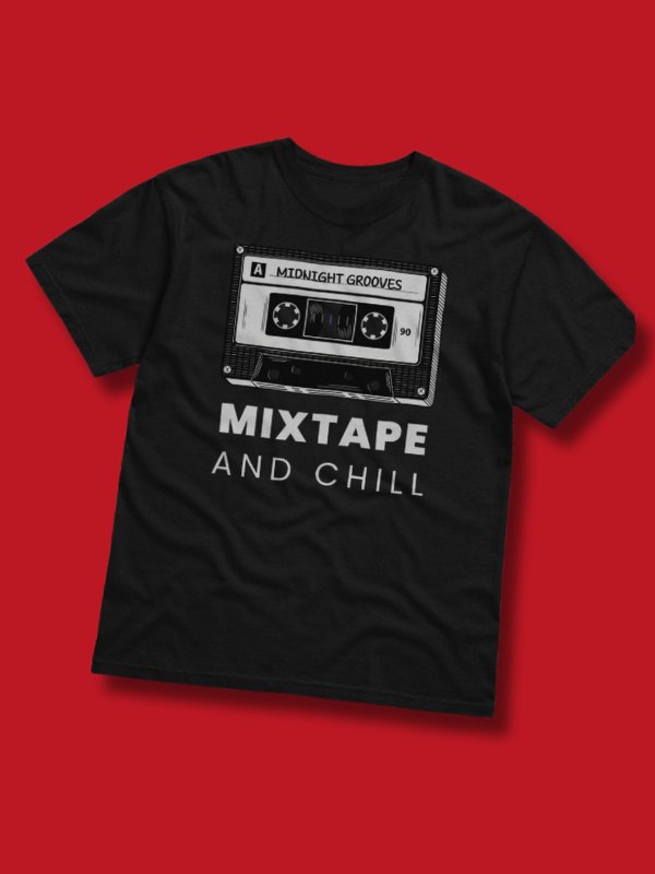 "Mixtape and Chill" T-Shirt product image (1)