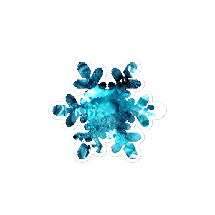 Blue Snowflake Magnet product image (2)