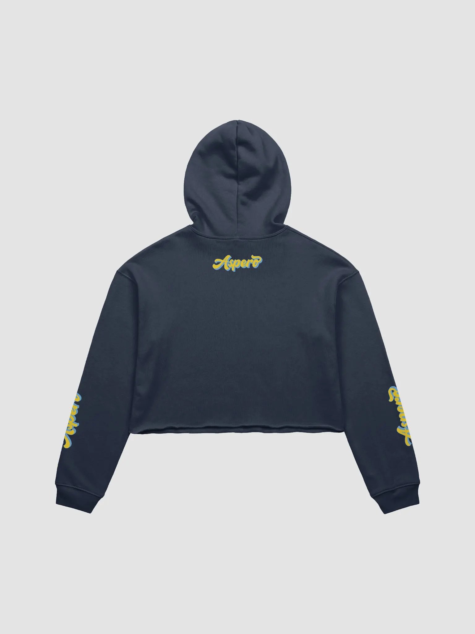 Aspero Cursive Crop Hoodie product image (18)