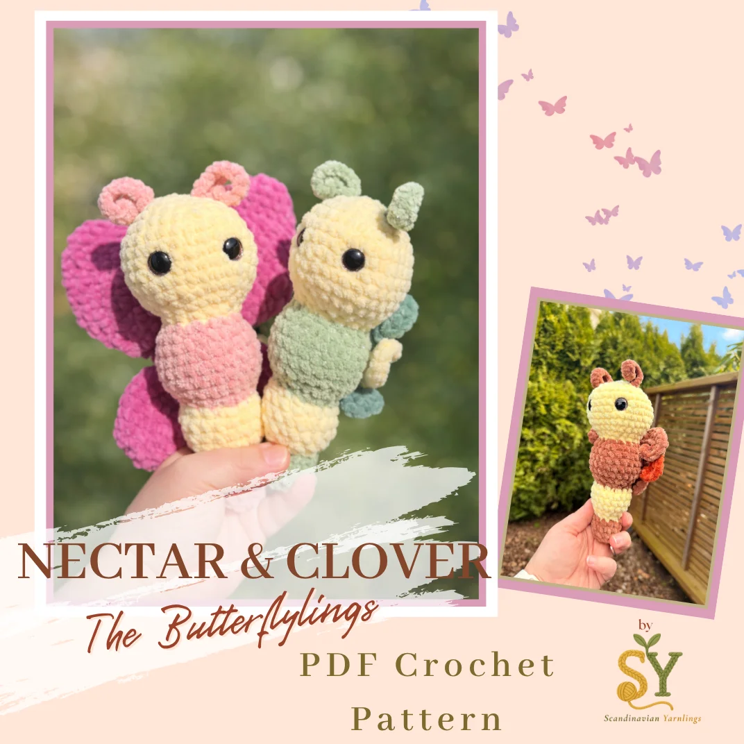 Crochet Pattern: Nectar & Clover - The Butterflylings PDF product image (1)