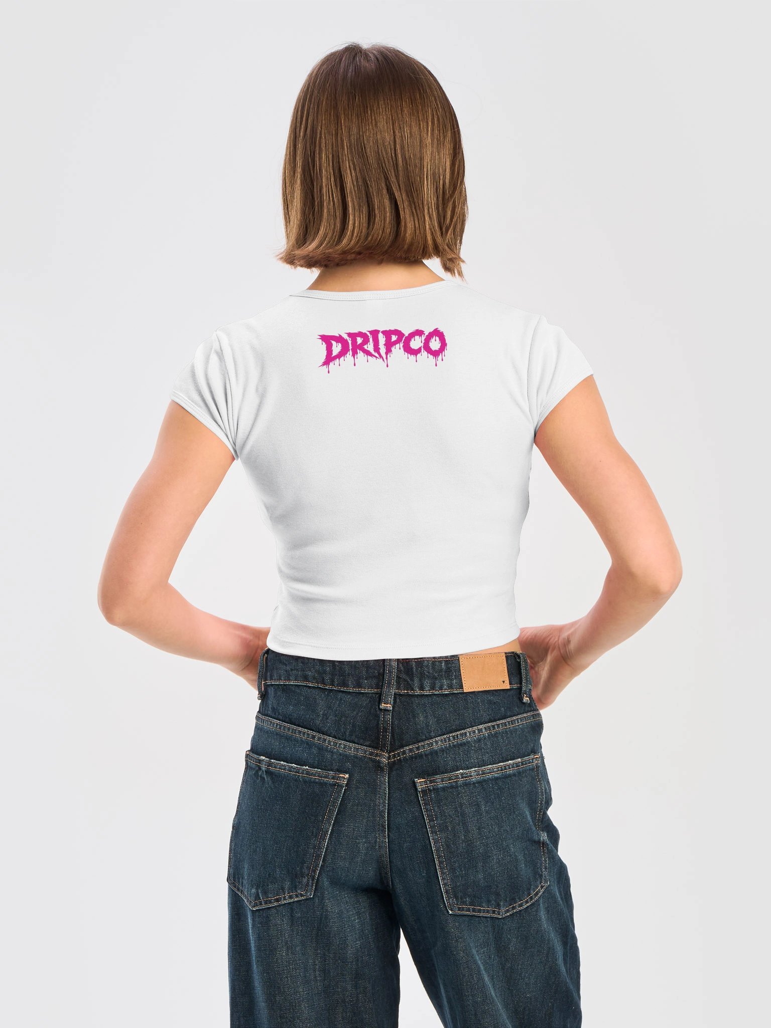 DRIPCO Pink Graffiti Baby Tee product image (14)
